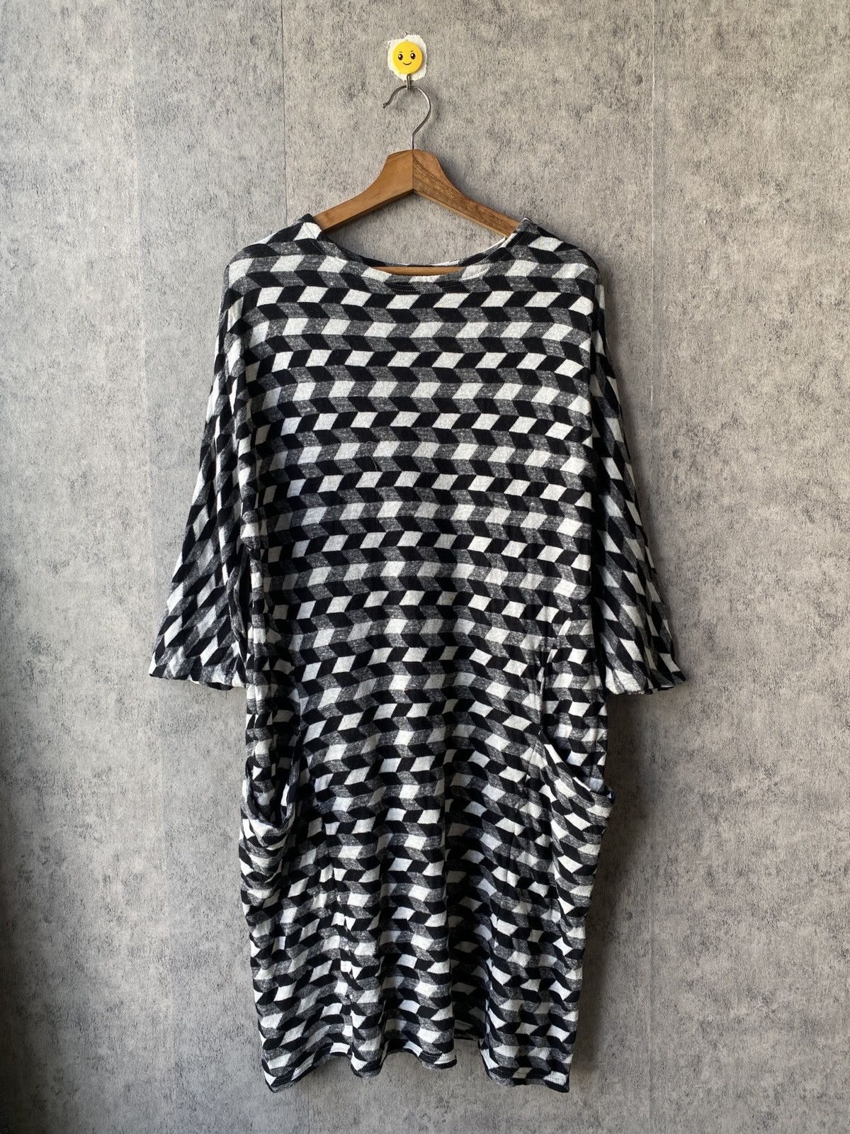 Y's Y’s For Living Abstract Design Blouse Size M / US 6-8 / IT 42-44 - 3 Thumbnail