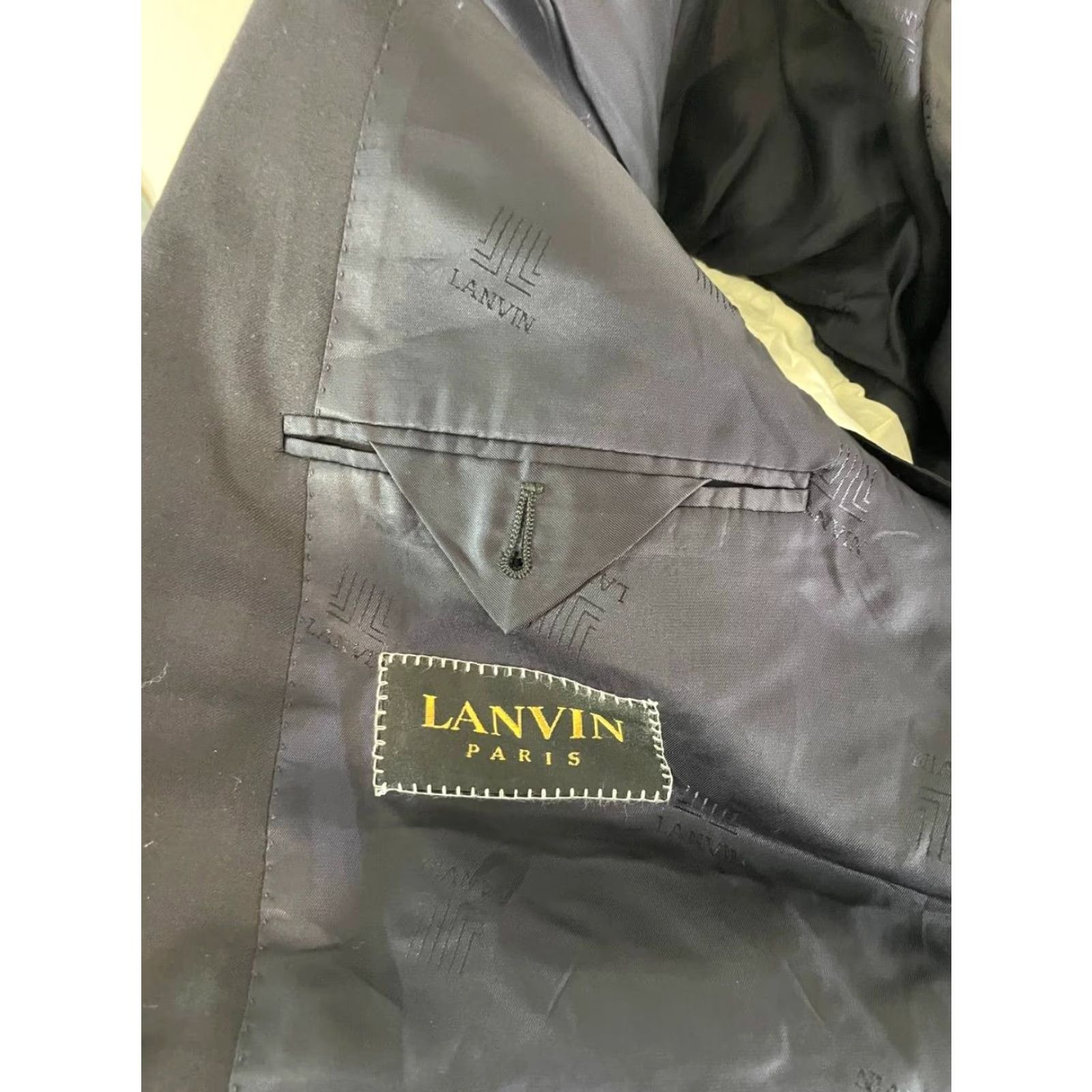 Lanvin Lanvin Paris Blazer Coat Blazer Mens Black Long Sleeve Button Size 40 Size US L / EU 52-54 / 3 - 5 Thumbnail