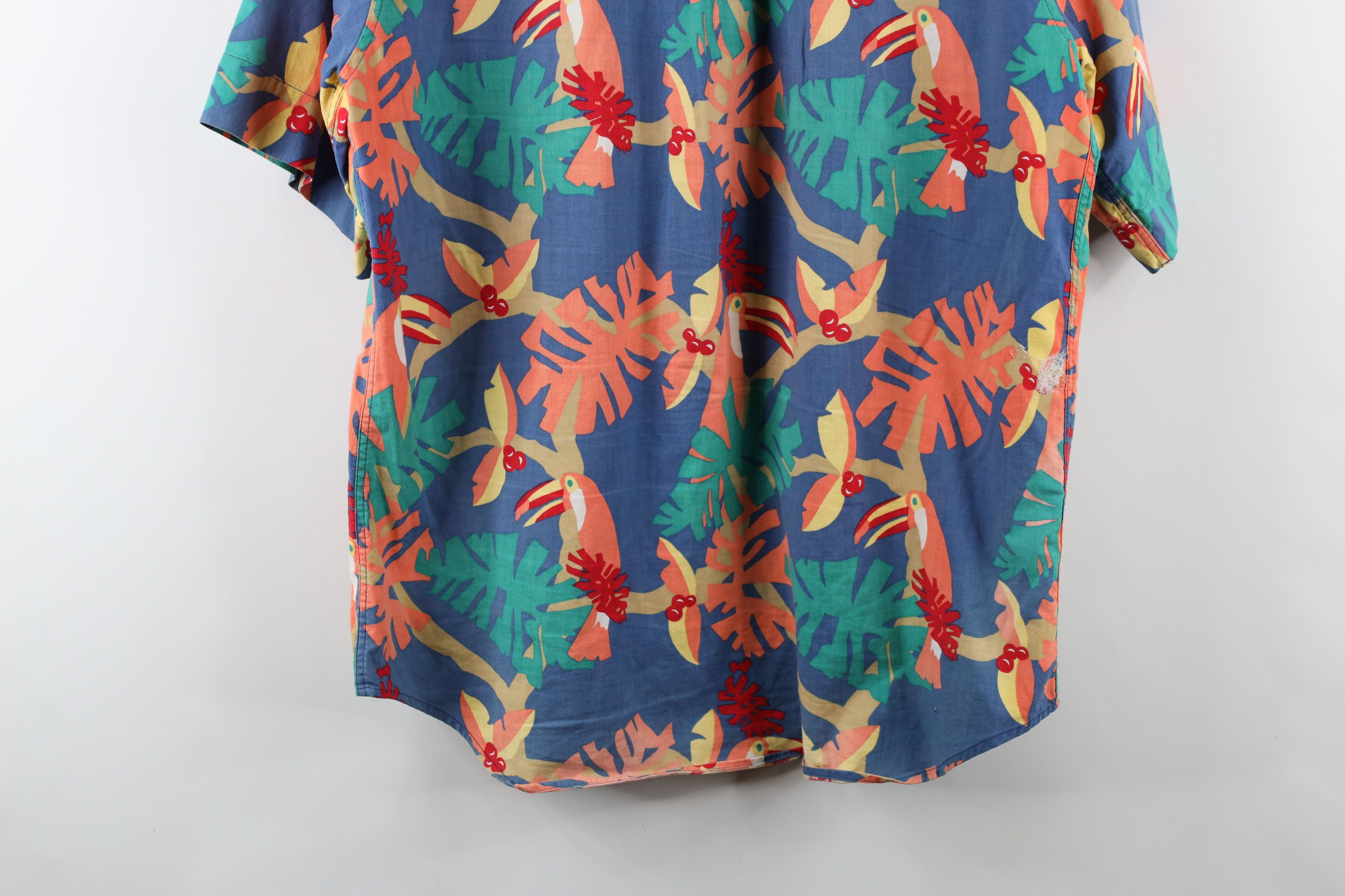 Vintage Vintage 90s Streetwear Rainbow Toucan Hawaiian Button Shirt Size US S / EU 44-46 / 1 - 12 Thumbnail