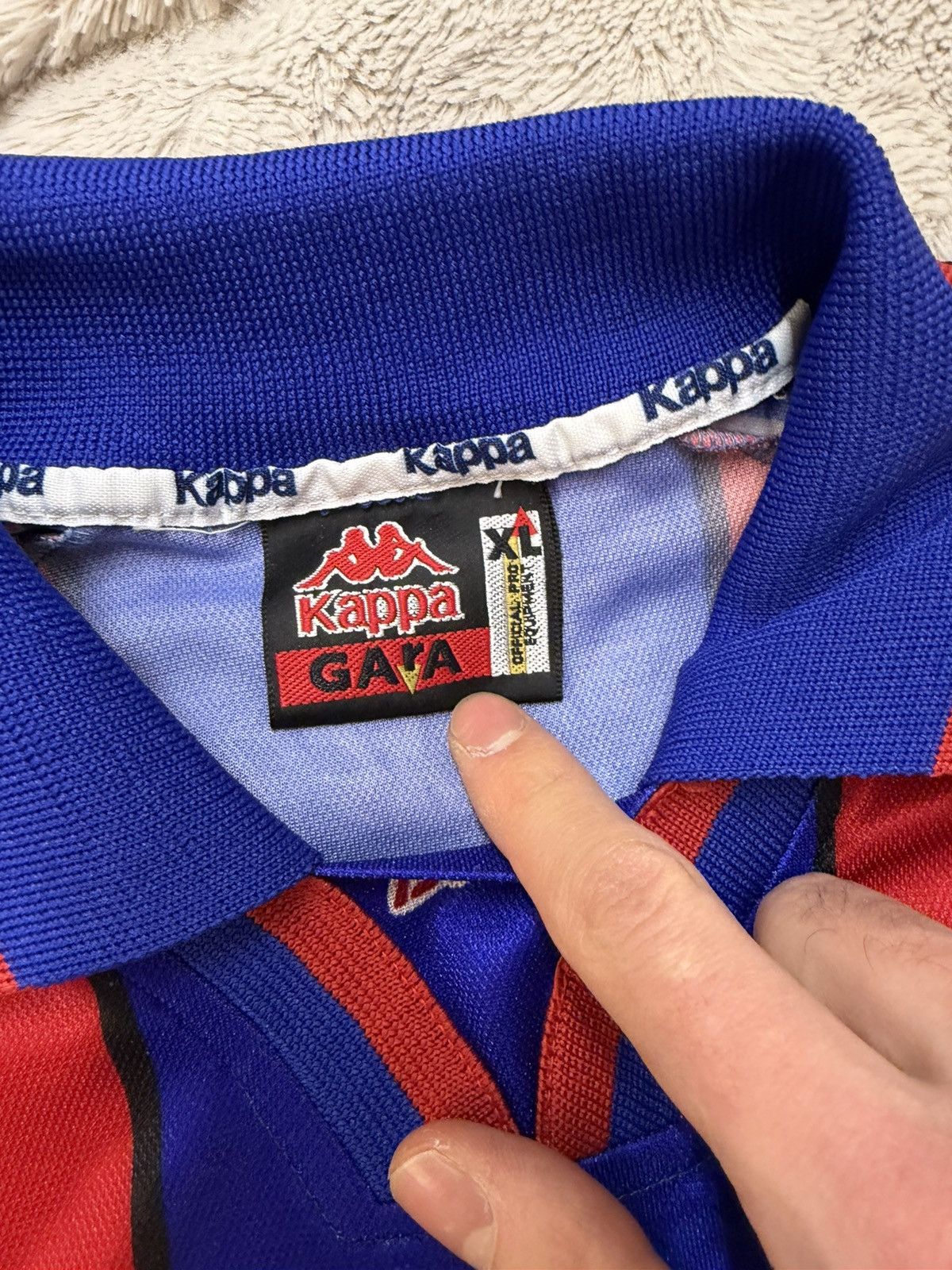 Kappa 1995-1997 F.C. Barcelona Home Jersey Size US XL / EU 56 / 4 - 6 Thumbnail