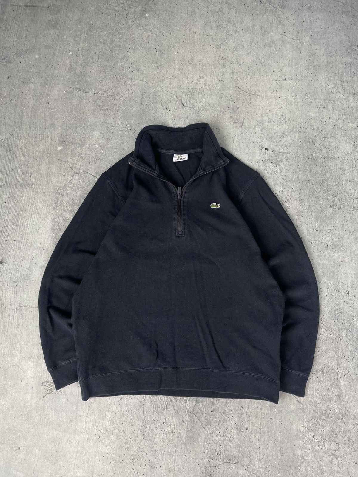 Lacoste Vintage Lacoste Half Zip Sweater Jumper Size US M / EU 48-50 / 2 - 1 Thumbnail
