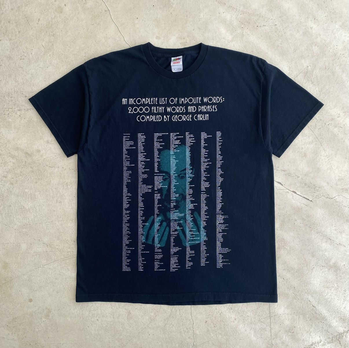 Vintage Vintage GEORGE CARLIN 2000 DIRTY WORDS AND IMPOLITE PHRASES Size US XL / EU 56 / 4 - 1 Thumbnail