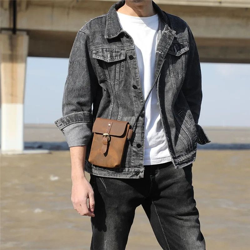 Japanese Brand Small Thin Crossbody Bag Size ONE SIZE - 5 Thumbnail