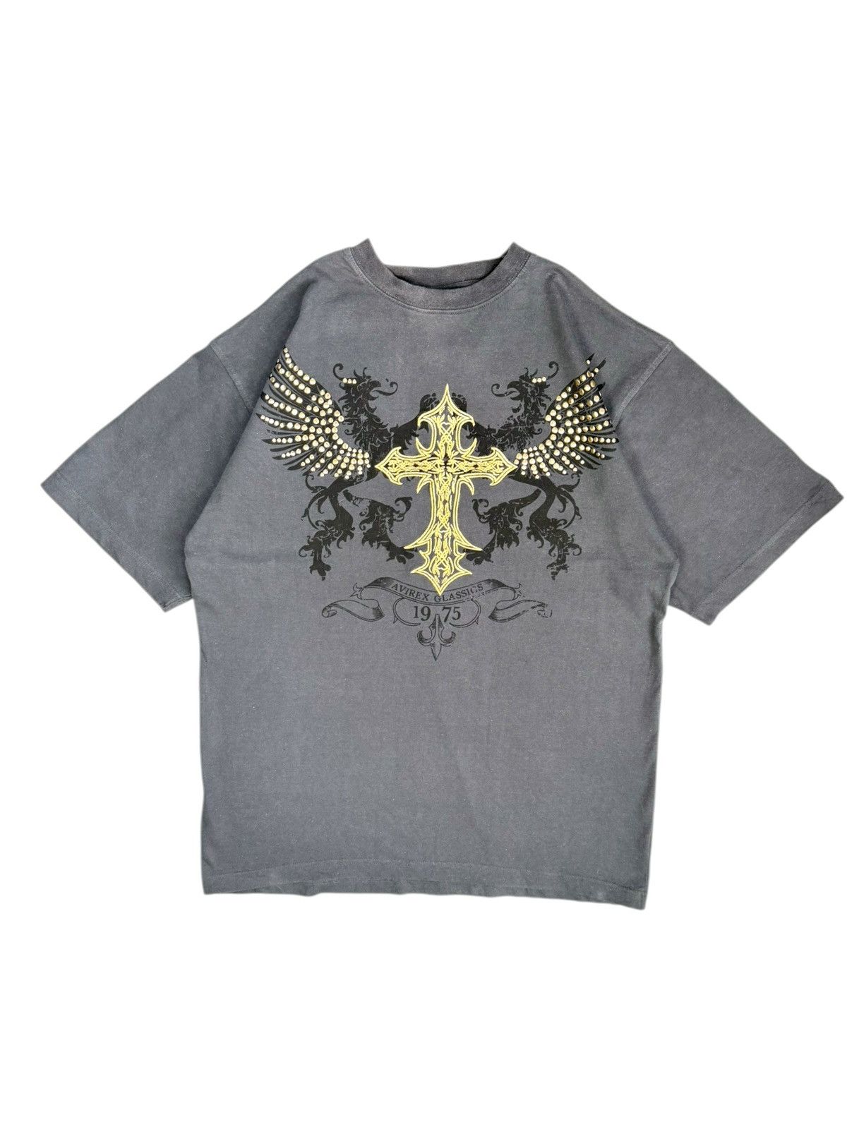 Avirex Avirex Classics tee Y2K Tribal Affliction studded mma style Size US L / EU 52-54 / 3 - 1 Thumbnail
