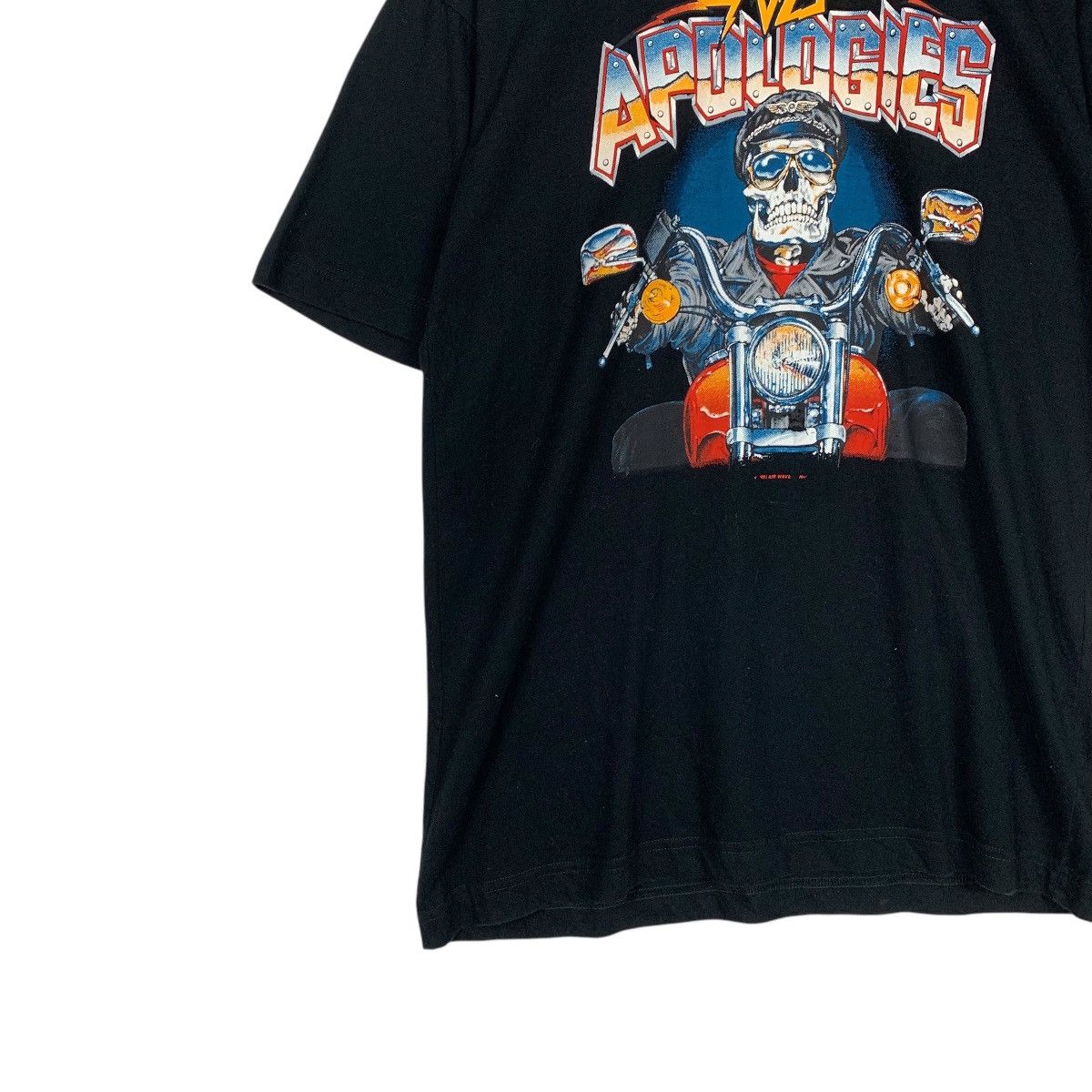 Japanese Brand Vintage 1991 Pro Speed No Apologies Motorcycle Tee Size US L / EU 52-54 / 3 - 3 Thumbnail