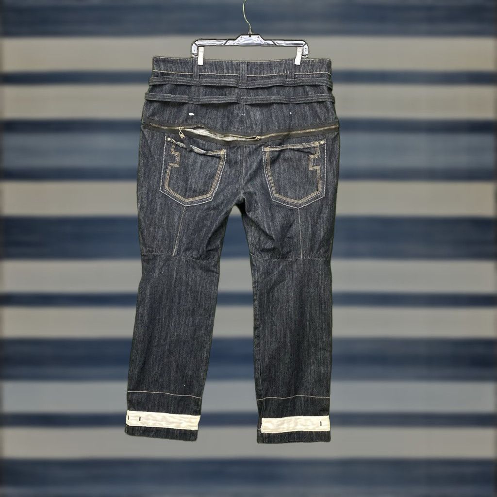 Denime VINTAGE Ak:cess Denim Jeans Mens 40 Baggy Straight 90s Streetwear Y2K Punk Hip Hop Goth Size US 40 / EU 56 - 1 Thumbnail