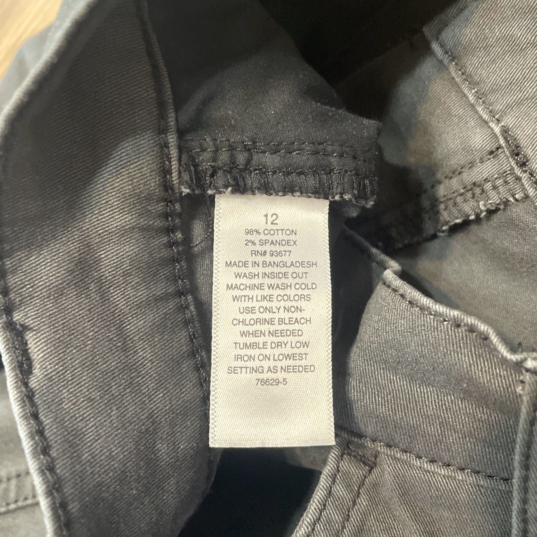 Vintage VINTAGE a.n.a Highest Rise Straight Pants Women's Size 12 Gray Carpenter 90s Womens Size 34" / US 12 / IT 48 - 3 Thumbnail