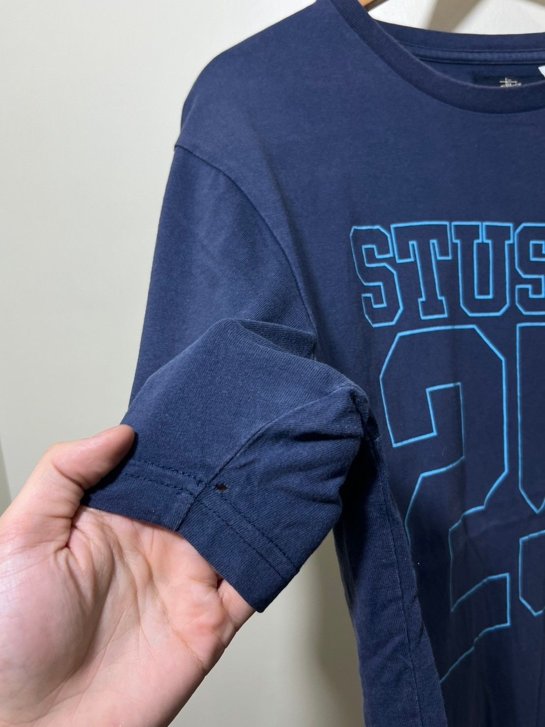 Stussy × Vintage Vintage STUSSY number 25 80 shirt bnz01 Size US XL / EU 56 / 4 - 10 Thumbnail