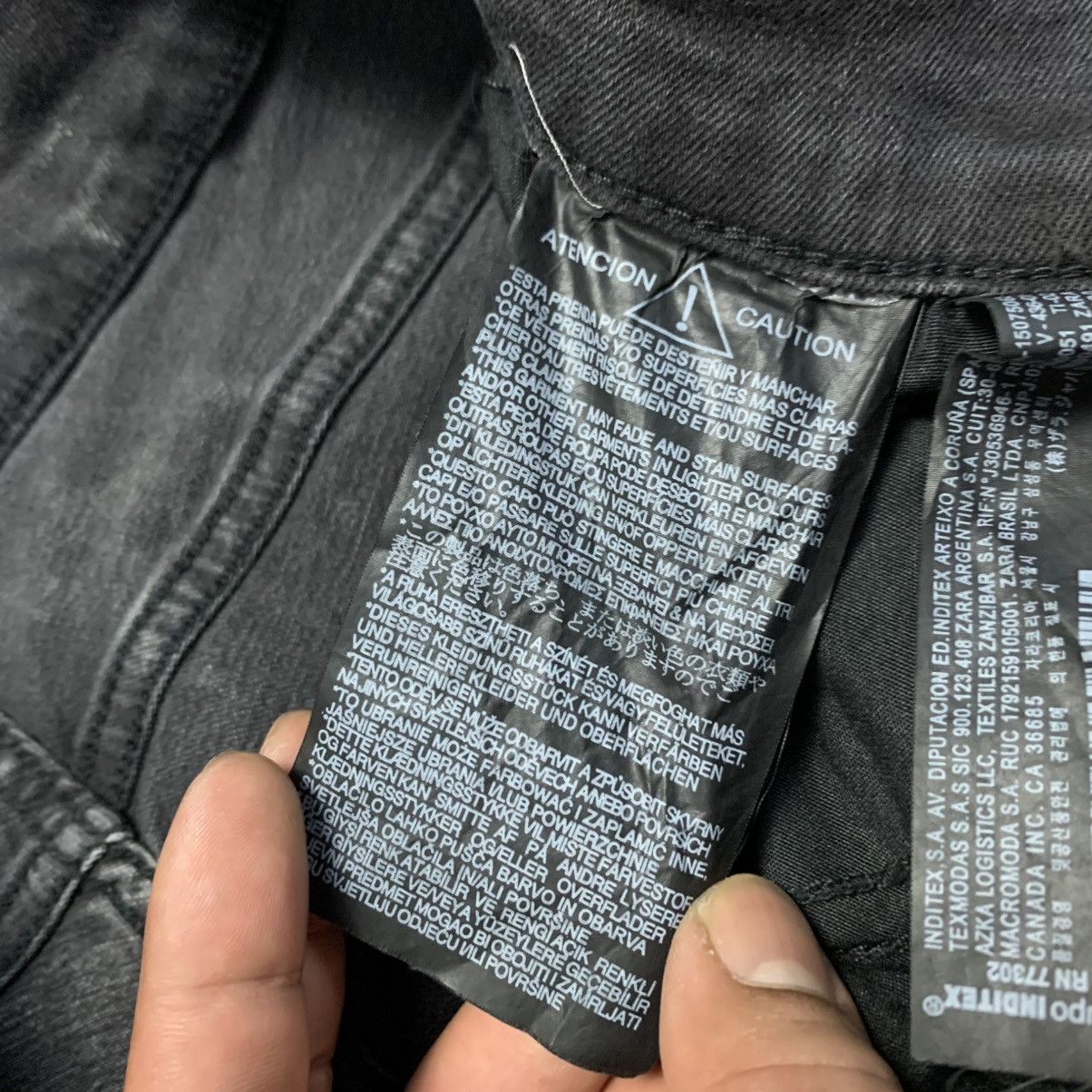 Zara ZARA MAN Rock Star Studded Biker Stretchable Denim Size US 28 / EU 44 - 13 Thumbnail