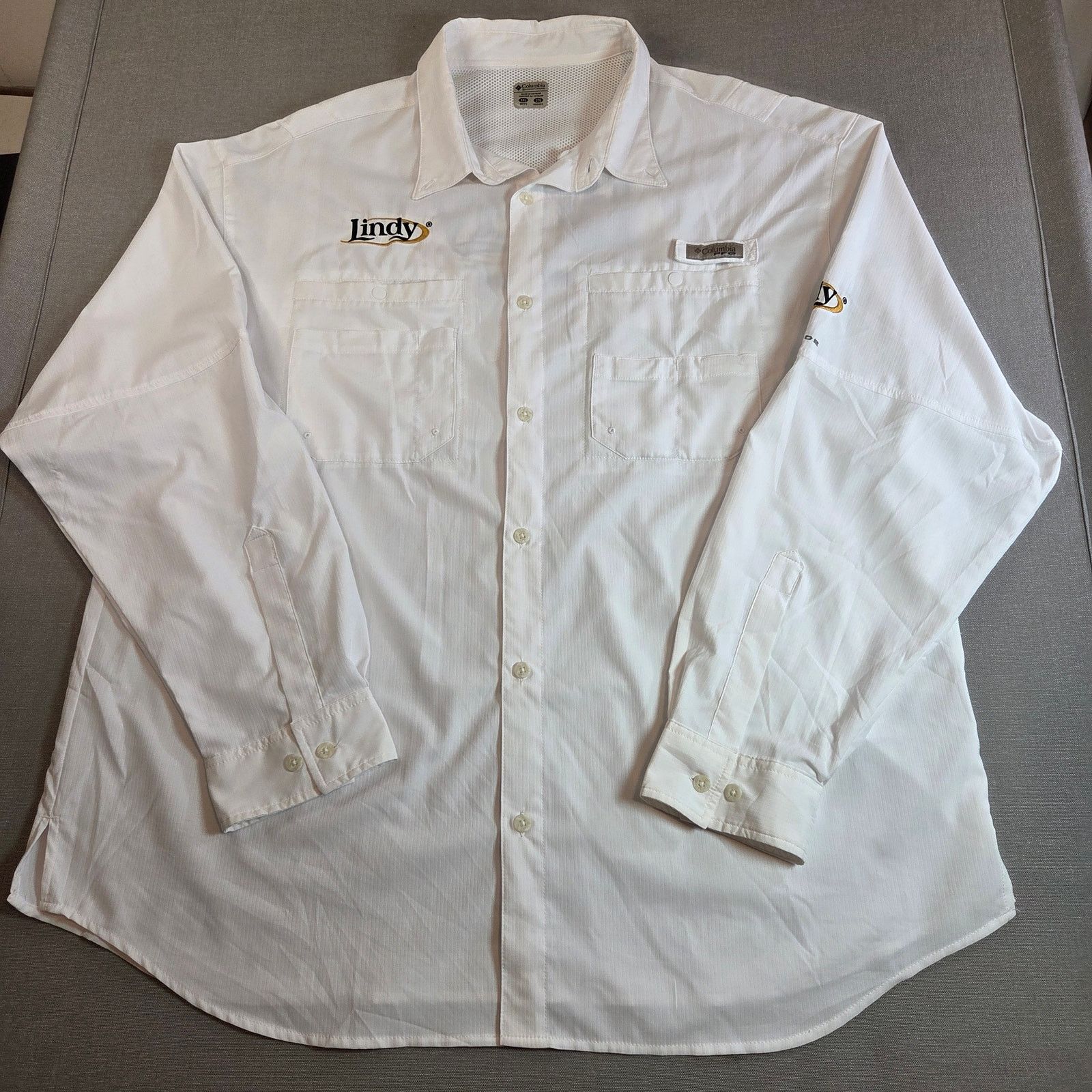 Columbia Columbia PFG Lindy Omni-Shade White Fishing Shirt XXL Size US XXL / EU 58 / 5 - 2 Thumbnail