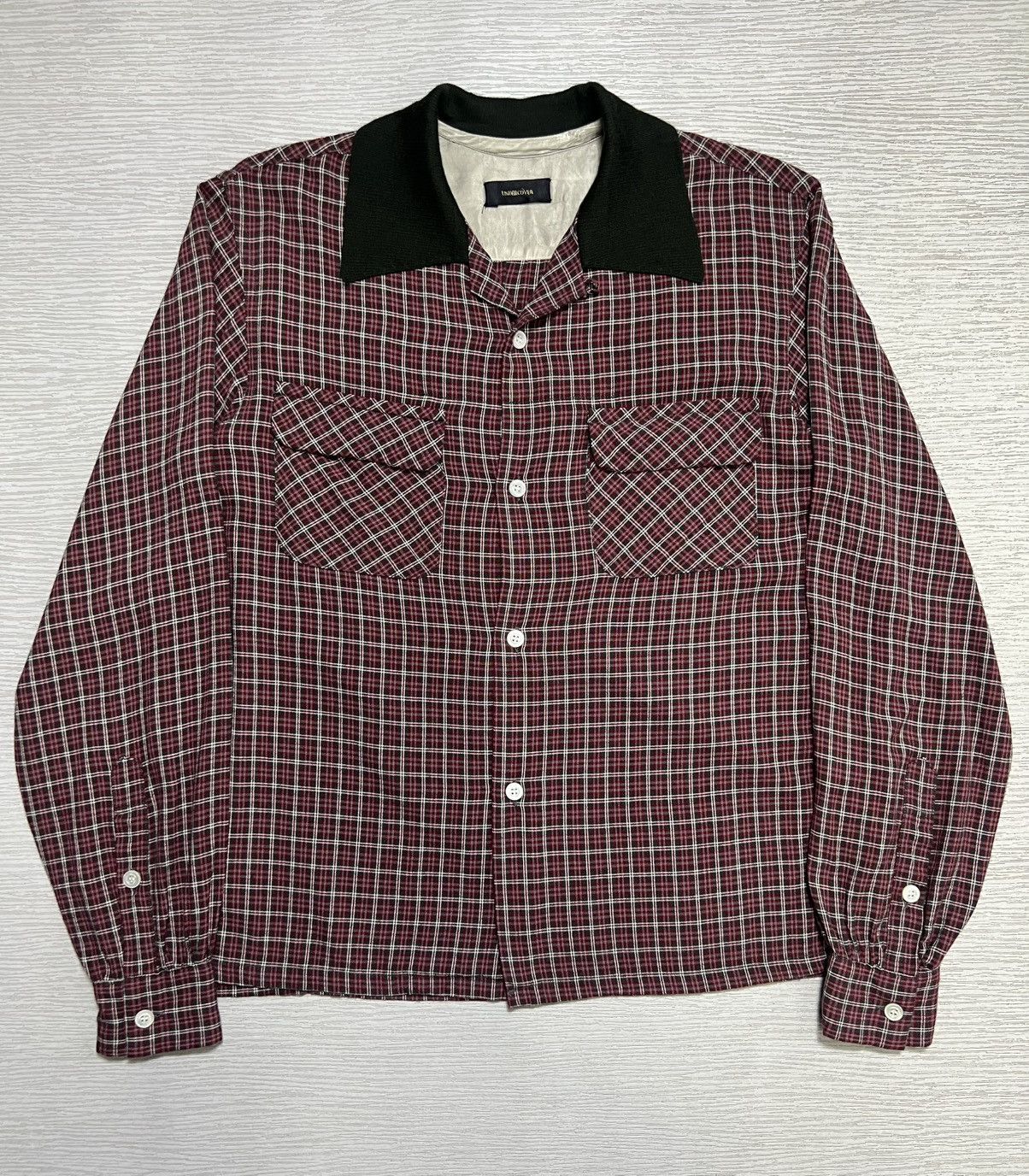 Undercover Undercover - Plaid Check Flannel L/S Shirt Size S / US 4 / IT 40 - 1 Thumbnail