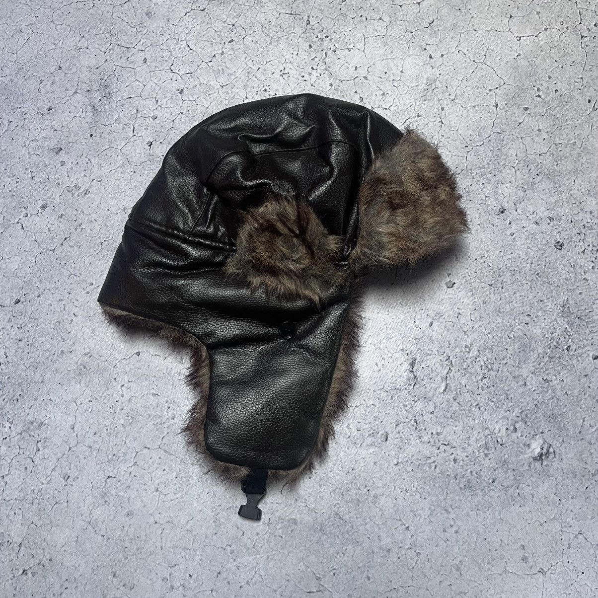 If Six Was Nine × Japanese Brand Vintage Streetwear Unisex Faux Fur Leather Fashion Ushanka Size ONE SIZE - 4 Thumbnail