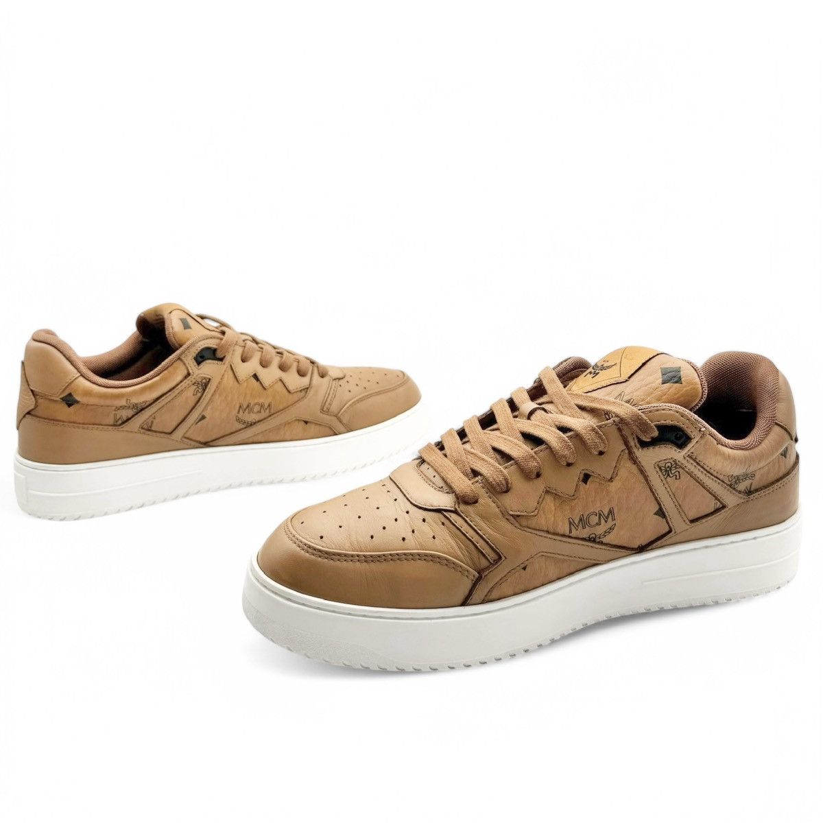 MCM MCM Neo Terrain Visetos Low-Top Sneakers Size US 8.5 / EU 41-42 - 7 Thumbnail