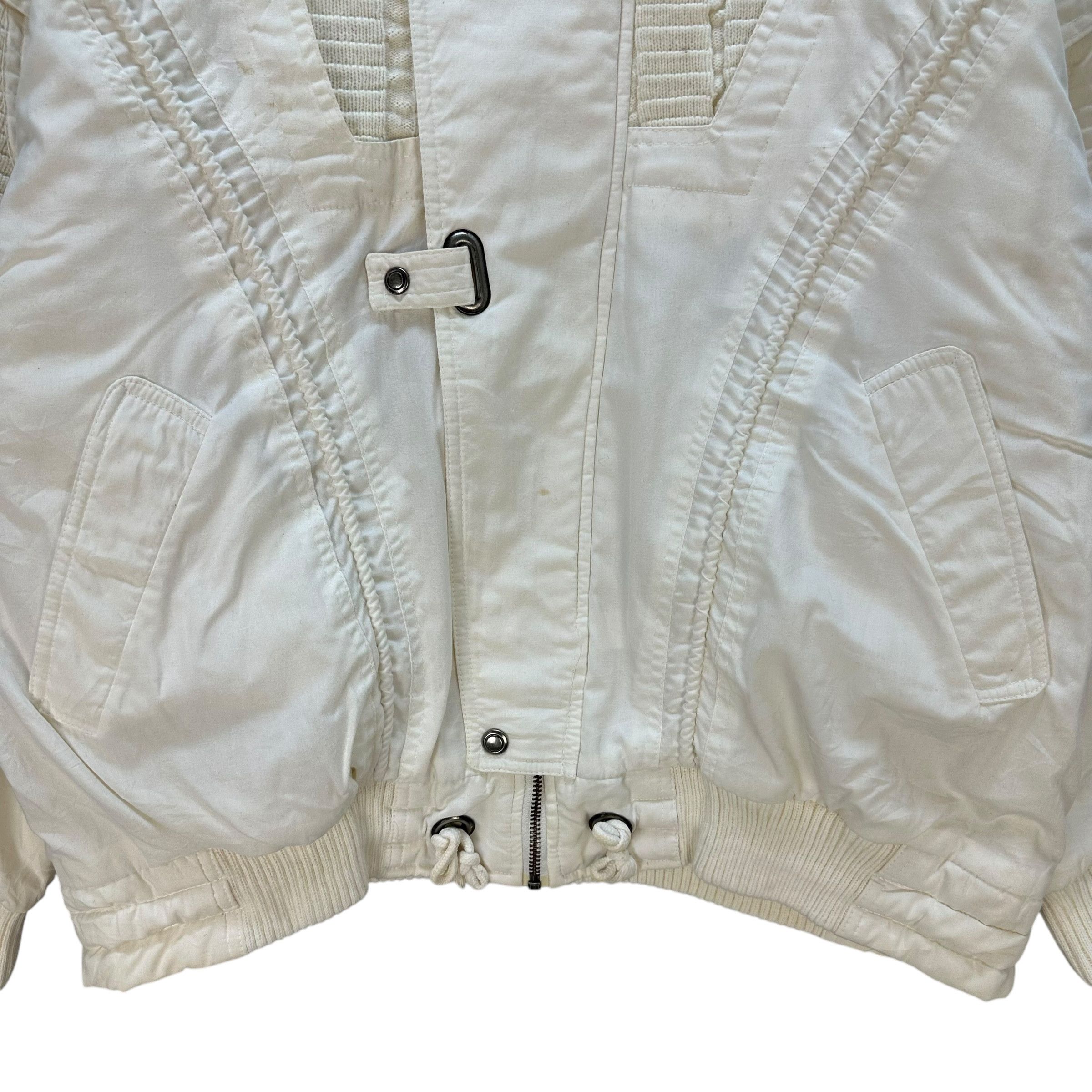 Vintage 90's RESERVE White Parachute Bomber Jacket #A73-1758 Size US L / EU 52-54 / 3 - 4 Thumbnail