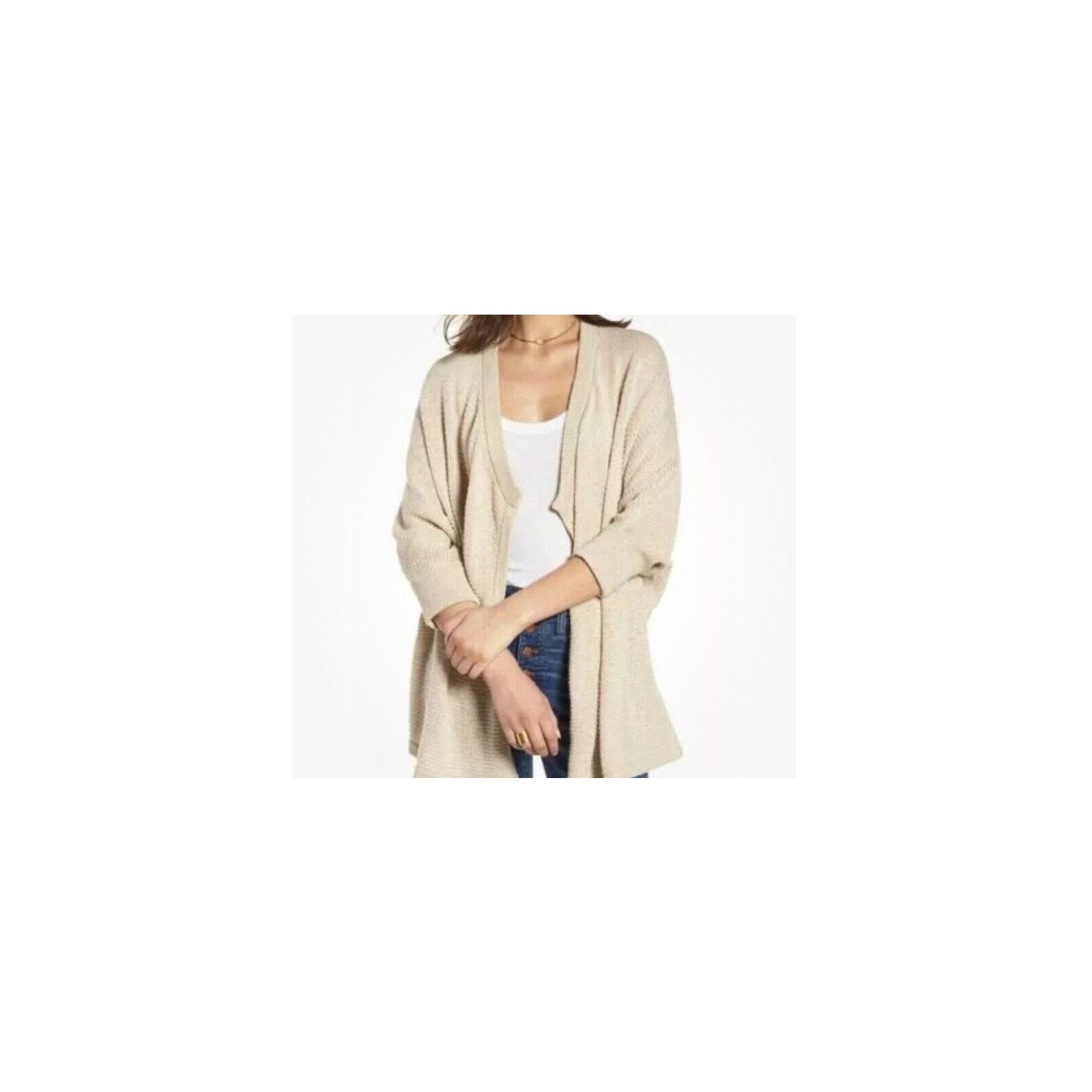 Madewell Madewell Seabank Green Open Front Knit Cardigan Sweater XS Size XS / US 0-2 / IT 36-38 - 9 Thumbnail