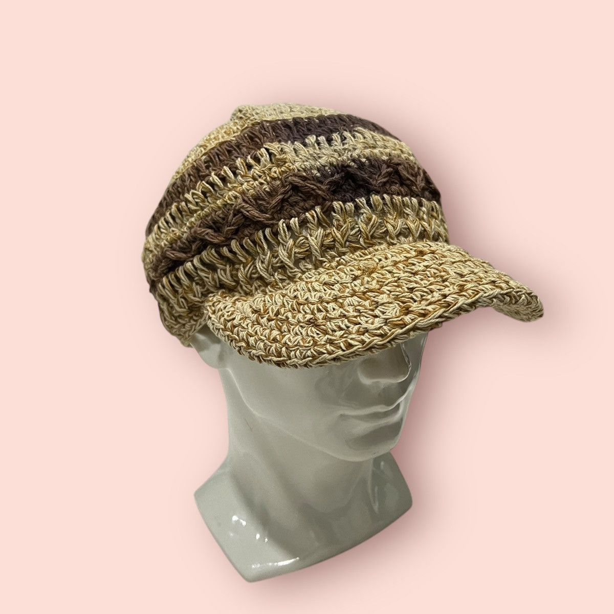 Global Work × Japanese Brand × Vintage VINTAGE GLOBAL WORK COTTON LINEN STRAW HAT Size ONE SIZE - 6 Thumbnail