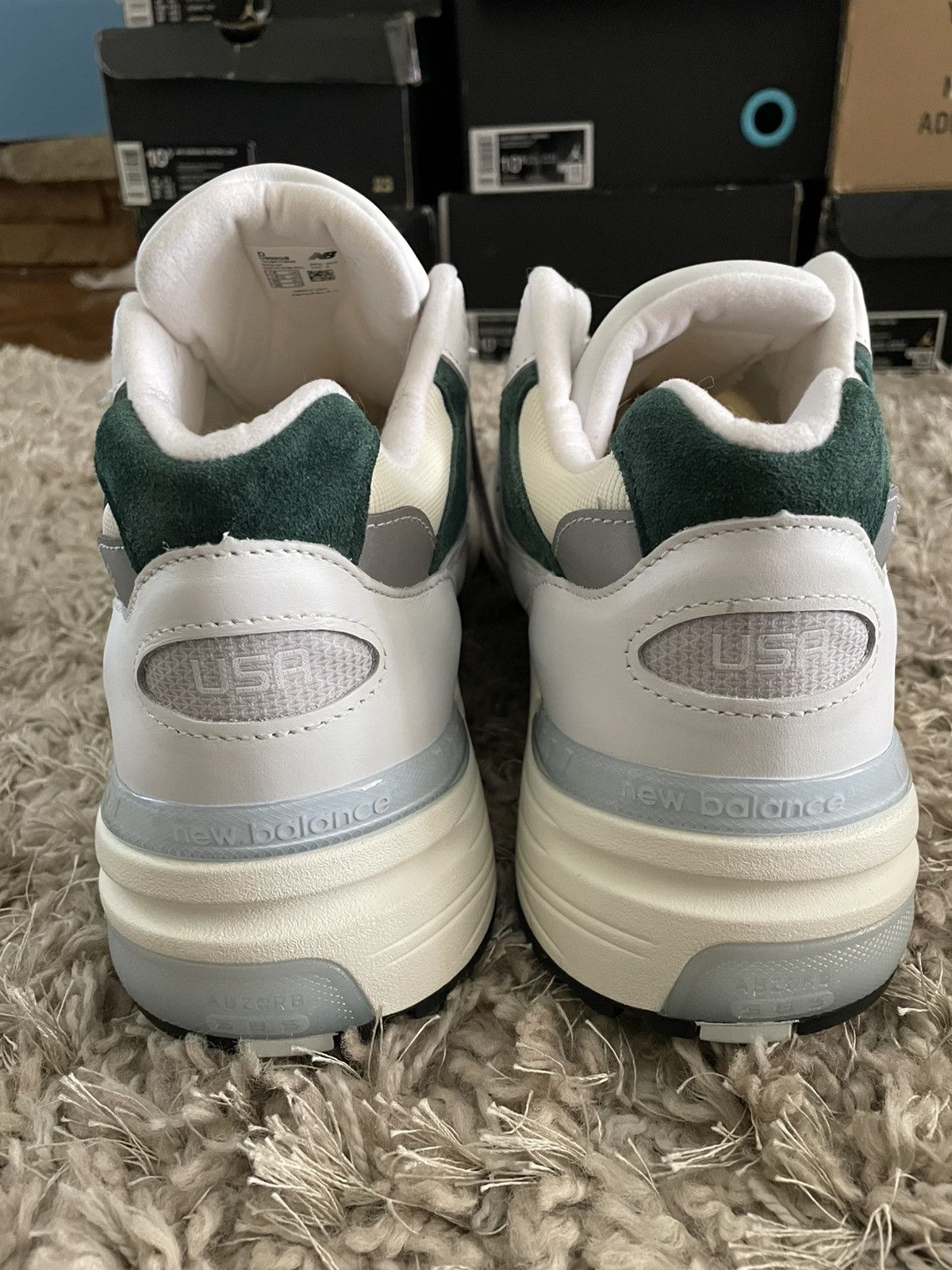 New Balance New Balance 992 miUSA Marsh Green Size US 15 / EU 48 - 6 Thumbnail