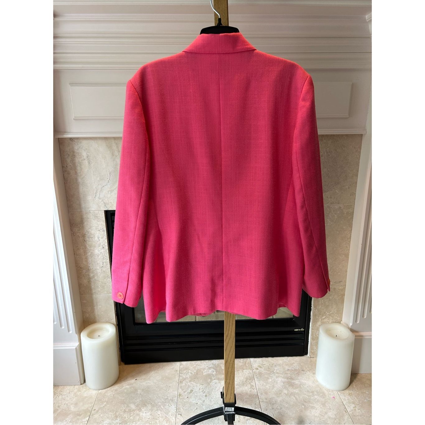 Worthington Worthington Women’s Suit Jacket Blazer Pink Shoulder Pads Lo Size XXL / US 16-18 / IT 52-54 - 4 Thumbnail