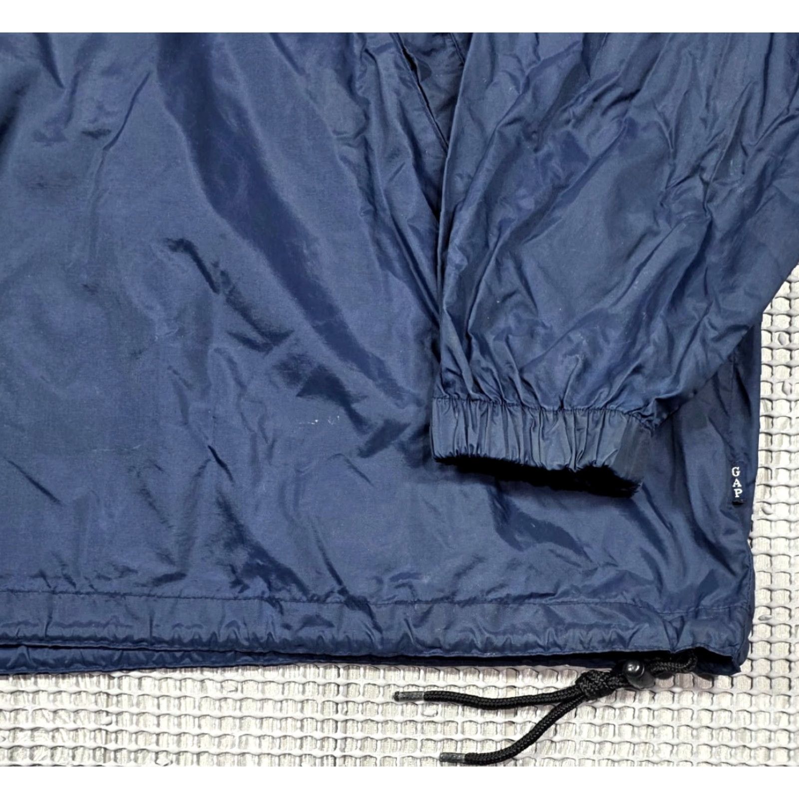 Gap VTG GAP Anorak Pocket 1/4 Zip Pullover Jacket Blue Mens L Crew Neck? Size US L / EU 52-54 / 3 - 5 Thumbnail