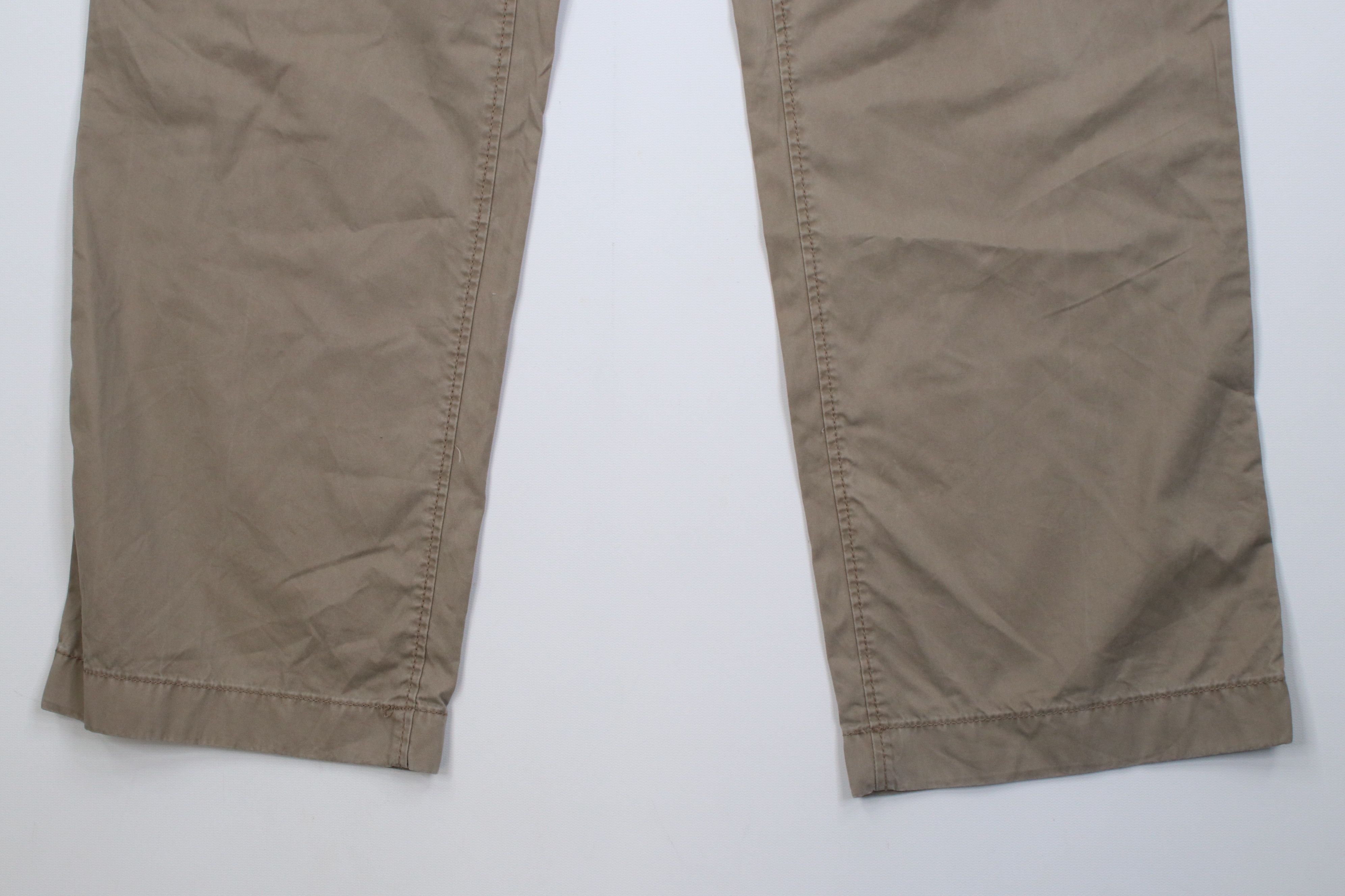 J.Crew Vintage J Crew Fit Premium Wide Leg Cargo Pants Beige Size US 34 / EU 50 - 4 Thumbnail