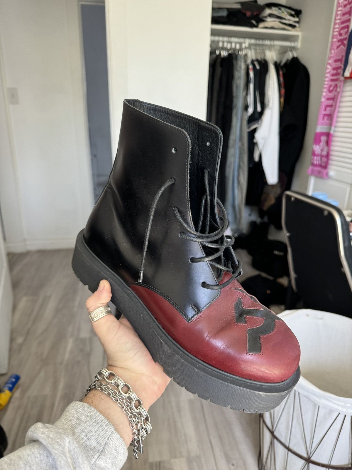 Enfants Riches Deprimes Enfants riches deprimes hammer and sickle boot Size US 11 / EU 44 - 10 Thumbnail