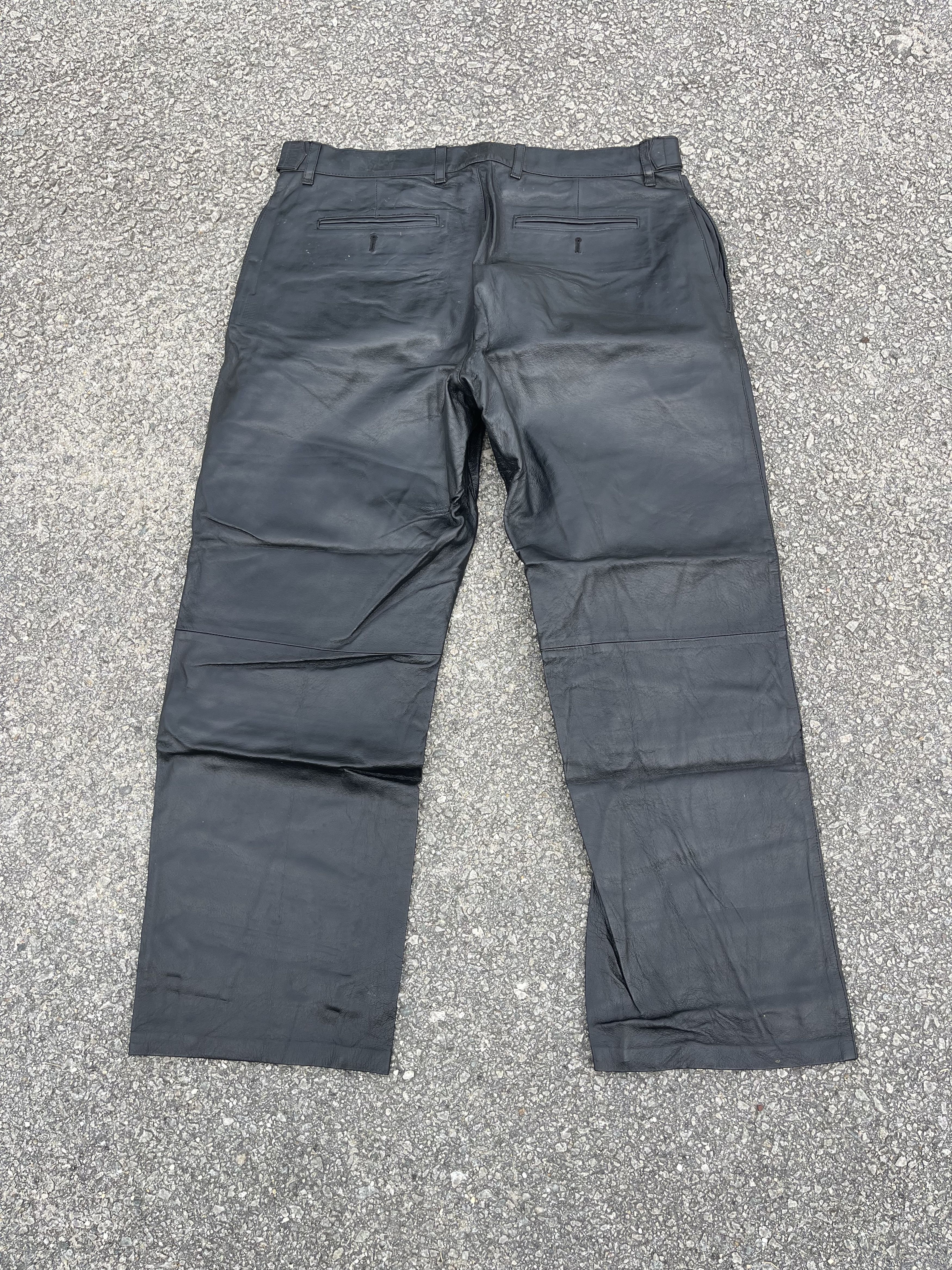 If Six Was Nine Allen Jolly Leather Trouser Size US 36 / EU 52 - 15 Thumbnail