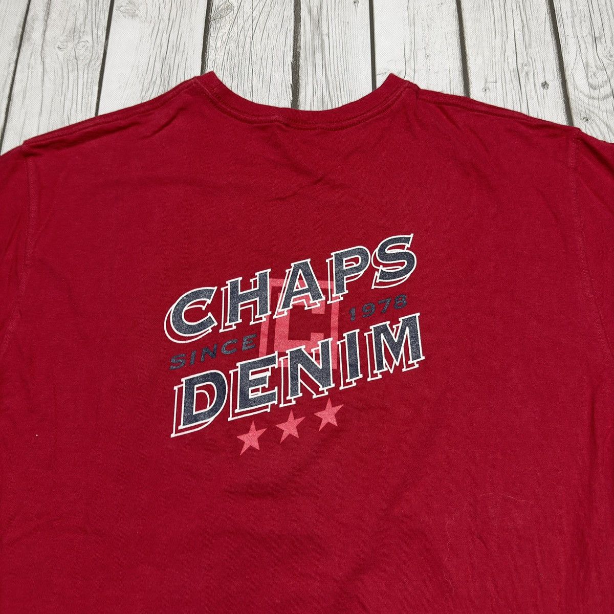 Chaps × Vintage Vintage Chaps Denim tee Size US XL / EU 56 / 4 - 3 Thumbnail