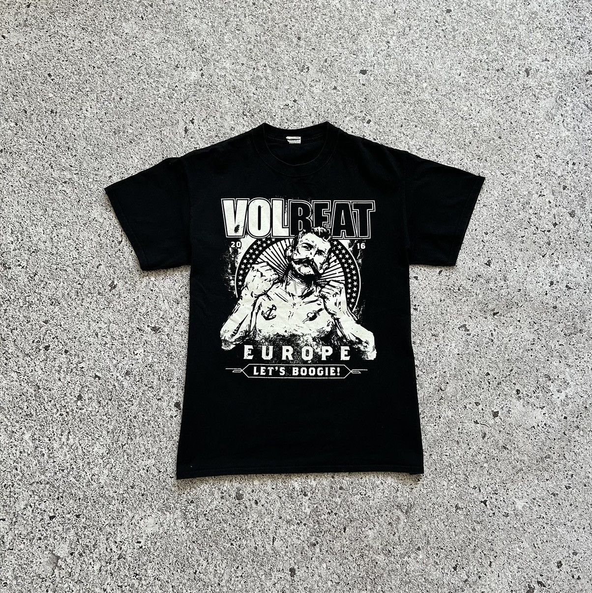 Band Tees × Vintage Vintage Volbeat Europe Let’s Boogie Tour 2016 T-Shirt Size US M / EU 48-50 / 2 - 1 Thumbnail