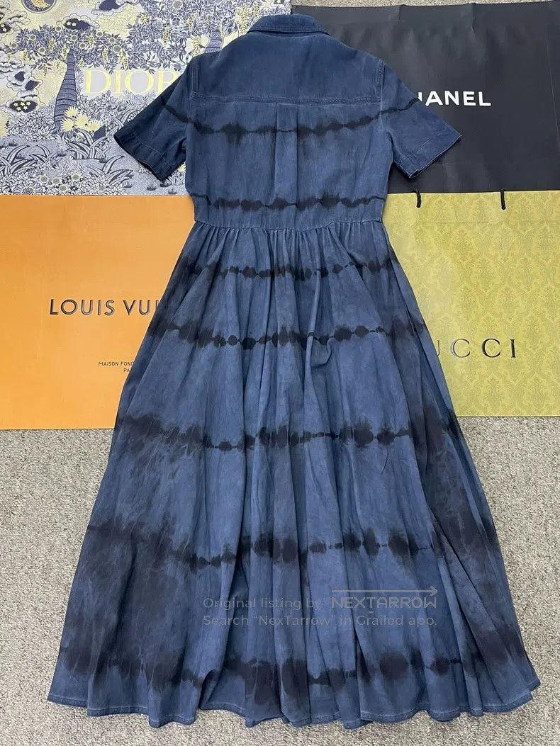 Dior Dior Blue tie-dyed little bee dress Size XS / US 0-2 / IT 36-38 - 3 Thumbnail