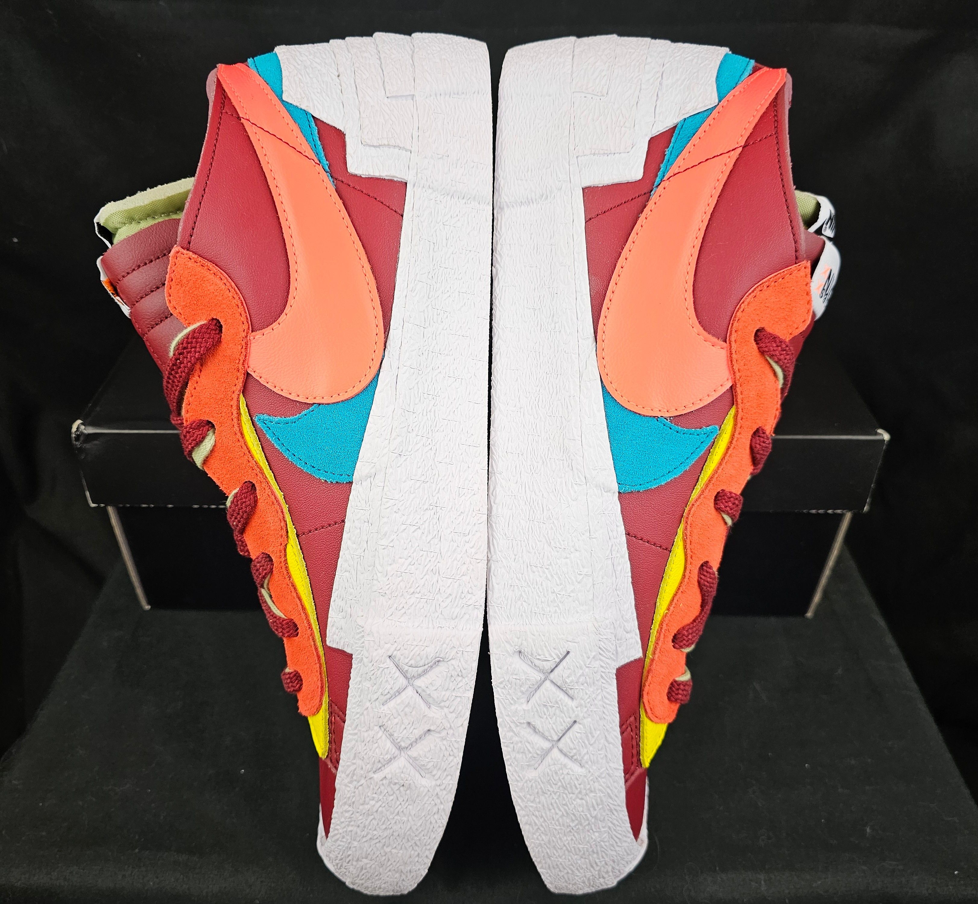 Kaws × Nike × Sacai Nike Blazer Low Sacai x KAWS Red DM7901-600 Men's BRAND NEW Size US 13 / EU 46 - 6 Thumbnail