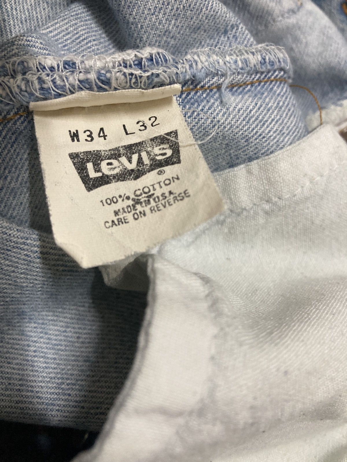 Levi's Vintage 90’s Levis 501 jeans Made in USA for Men Size US 34 / EU 50 - 21 Thumbnail