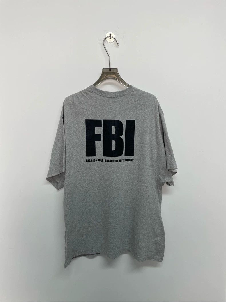 Balenciaga Balenciaga Grey FBI short sleeve Size US M / EU 48-50 / 2 - 2 Thumbnail