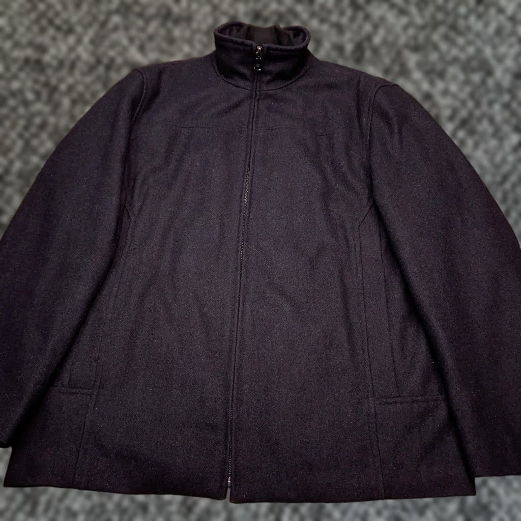 Calvin Klein Calvin Klein Jacket Adult Medium Gray Quilted Lined Wool Blend Full Zip Mens Size US M / EU 48-50 / 2 - 1 Thumbnail