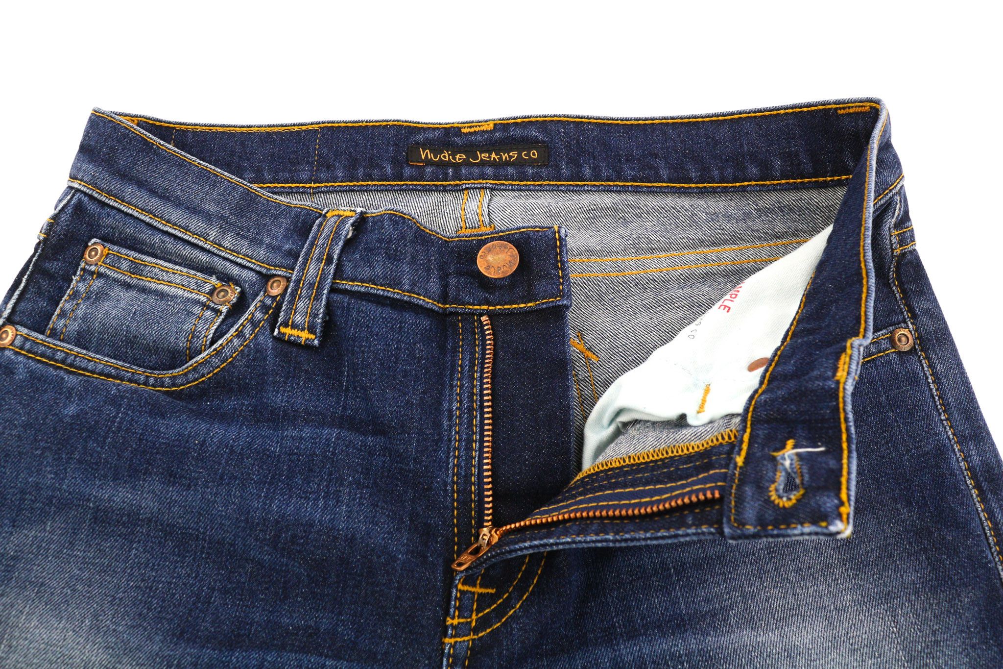 Nudie Jeans TUBE KELLY W28/L34 Organic Dark Indigo Slim 82662 Size US 28 / EU 44 - 4 Thumbnail
