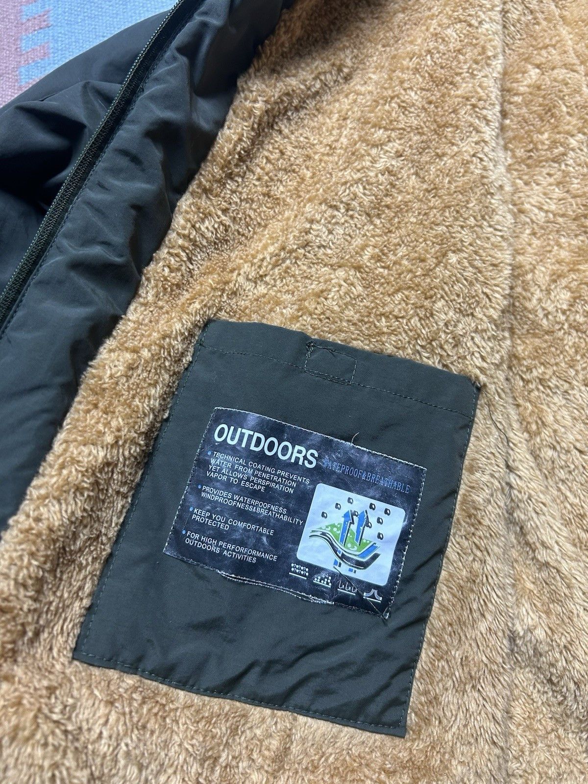 Vintage Outdoors faux fur lined hooded jacket industrial military L Size US L / EU 52-54 / 3 - 5 Thumbnail