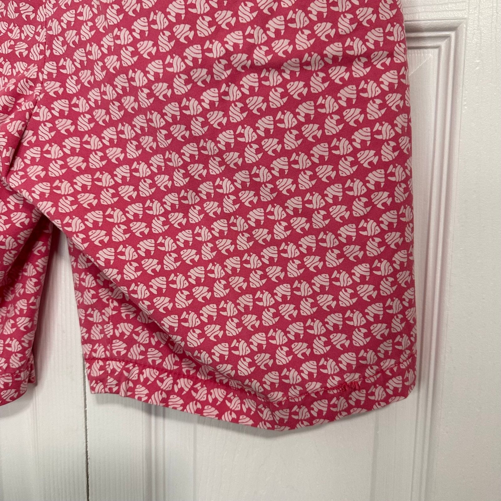 Robert Talbott Talbots Capris Size 10 Petite Fish Pattern Womens Size 38" / US 16 / IT 52 - 4 Thumbnail
