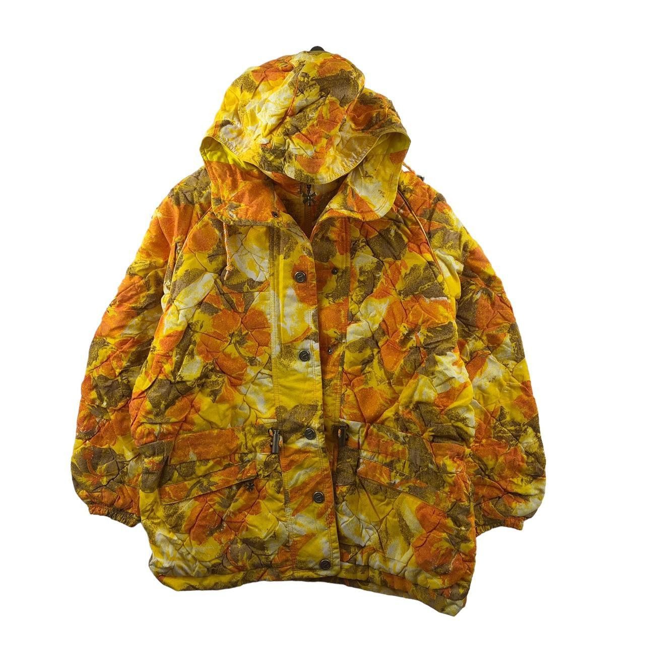 Ellesse Vintage ELLESSE ITALY Hibiscus Sunflower Floral AOP Jacket Size L / US 10 / IT 46 - 1 Thumbnail