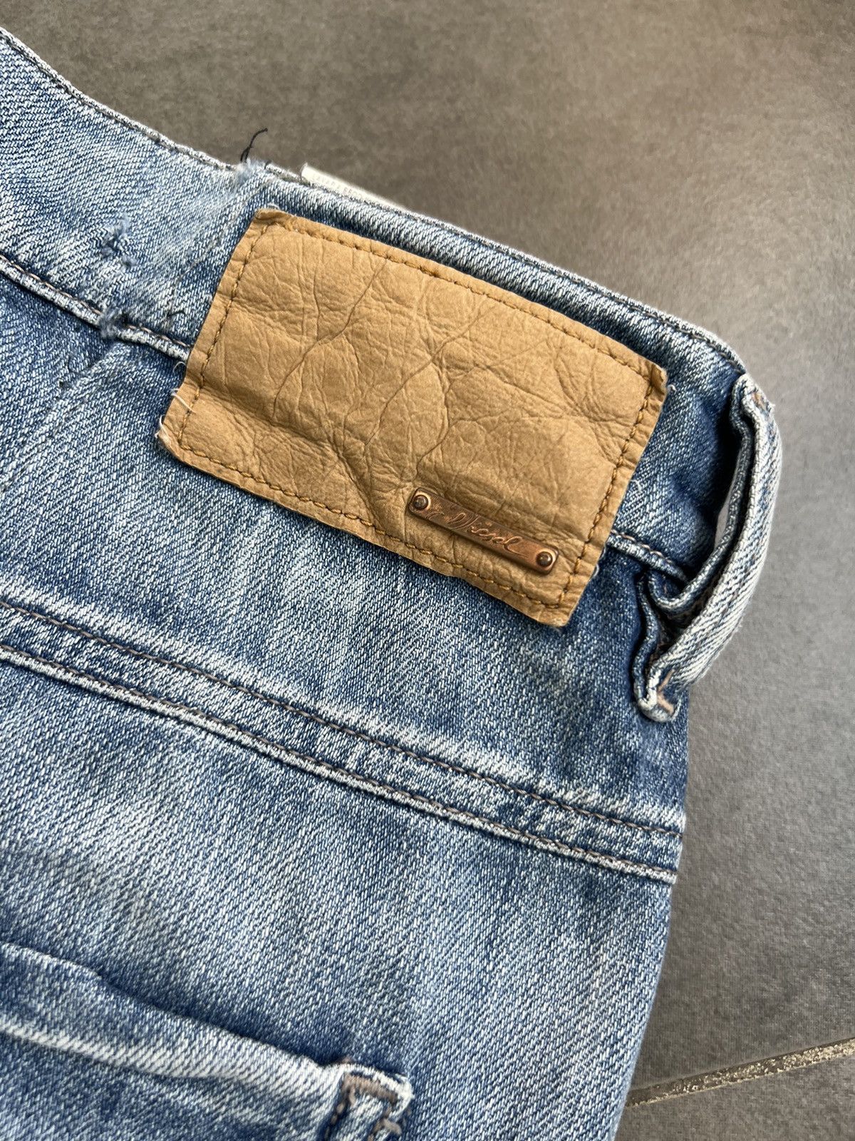 Diesel VINTAGE DIESEL DISTRESSED SKIRT DENIM JEANS Size 27" / US 4 / IT 40 - 8 Thumbnail
