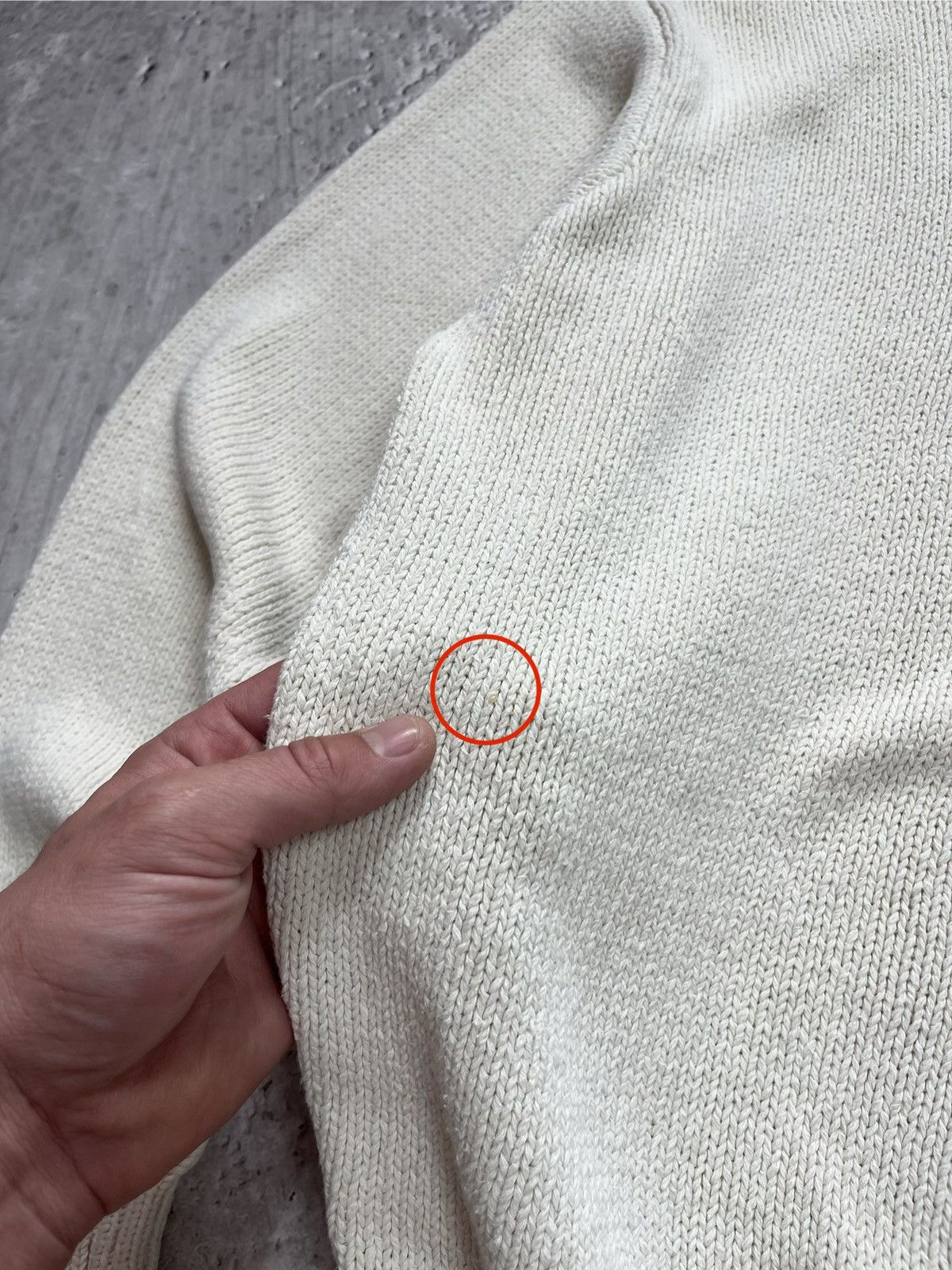 Polo Ralph Lauren Vintage Polo Ralph Lauren Men’s Knit Sweater XL Cream Cotton Size US XL / EU 56 / 4 - 13 Thumbnail