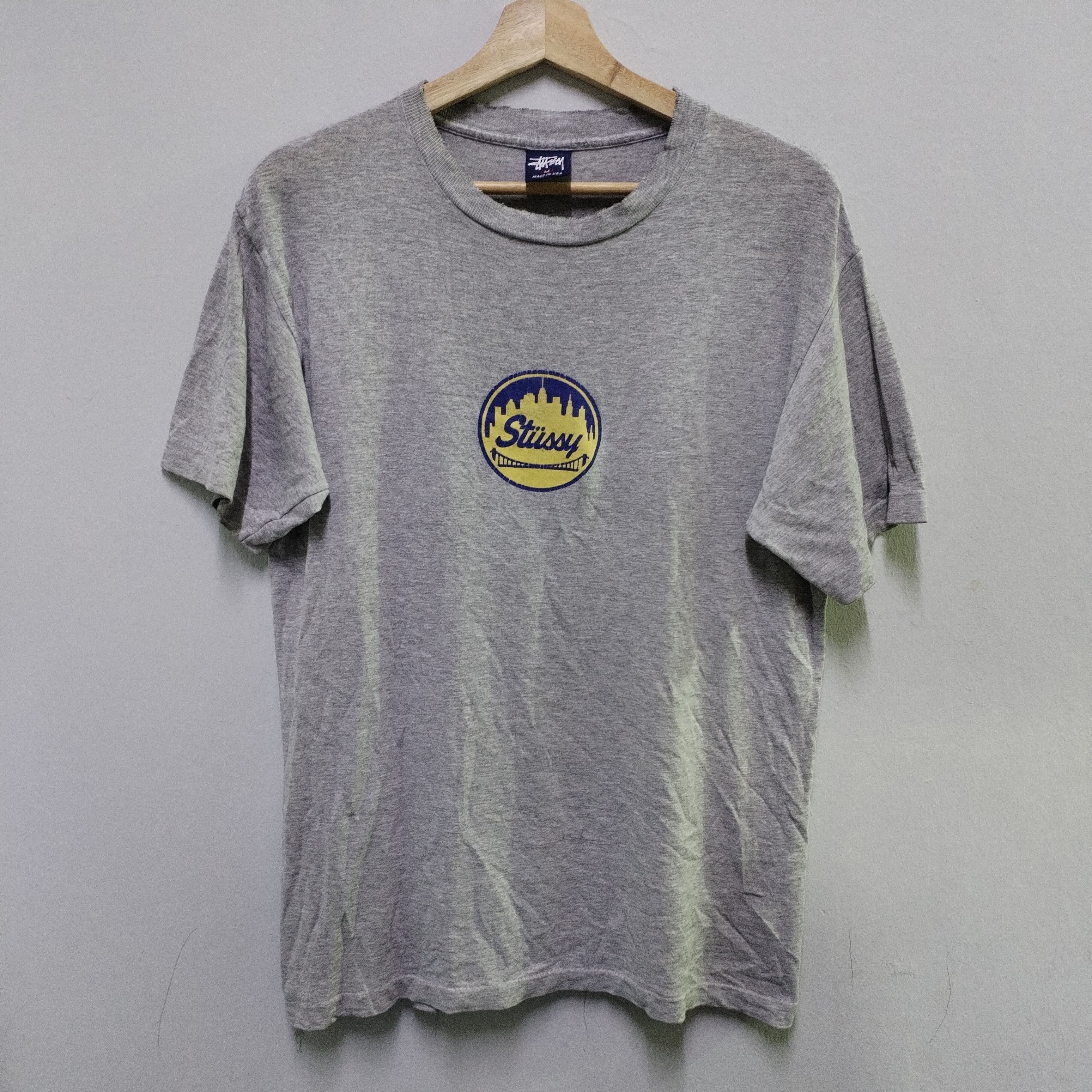 Stussy Thrashed Sun Faded Stussy Shirt Distressed Grunge Band Size US M / EU 48-50 / 2 - 1 Thumbnail