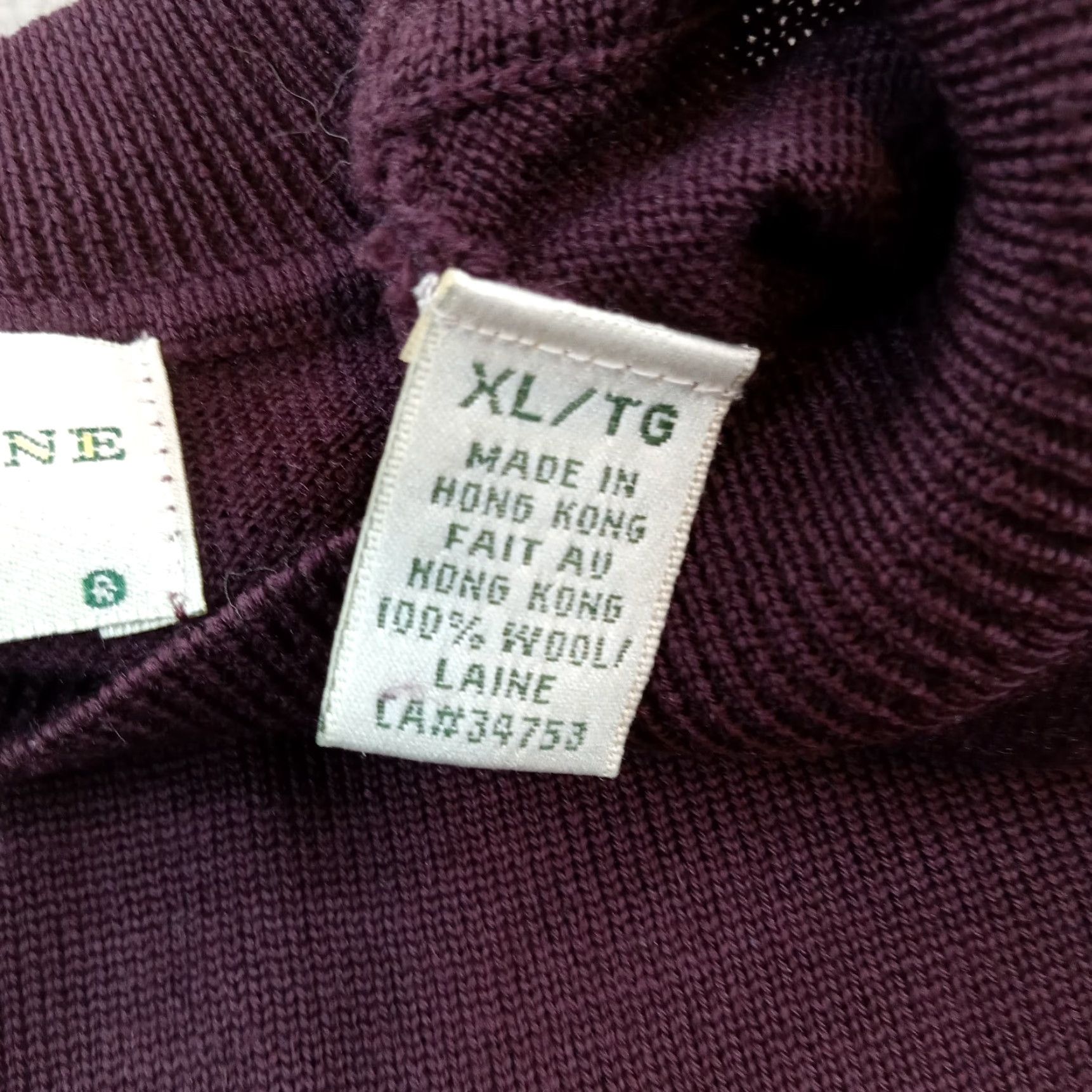 Vintage Fairway & Greene Sweater Mens XL Red Crew Neck Pullover Lightweight Wool Size US XL / EU 56 / 4 - 6 Thumbnail