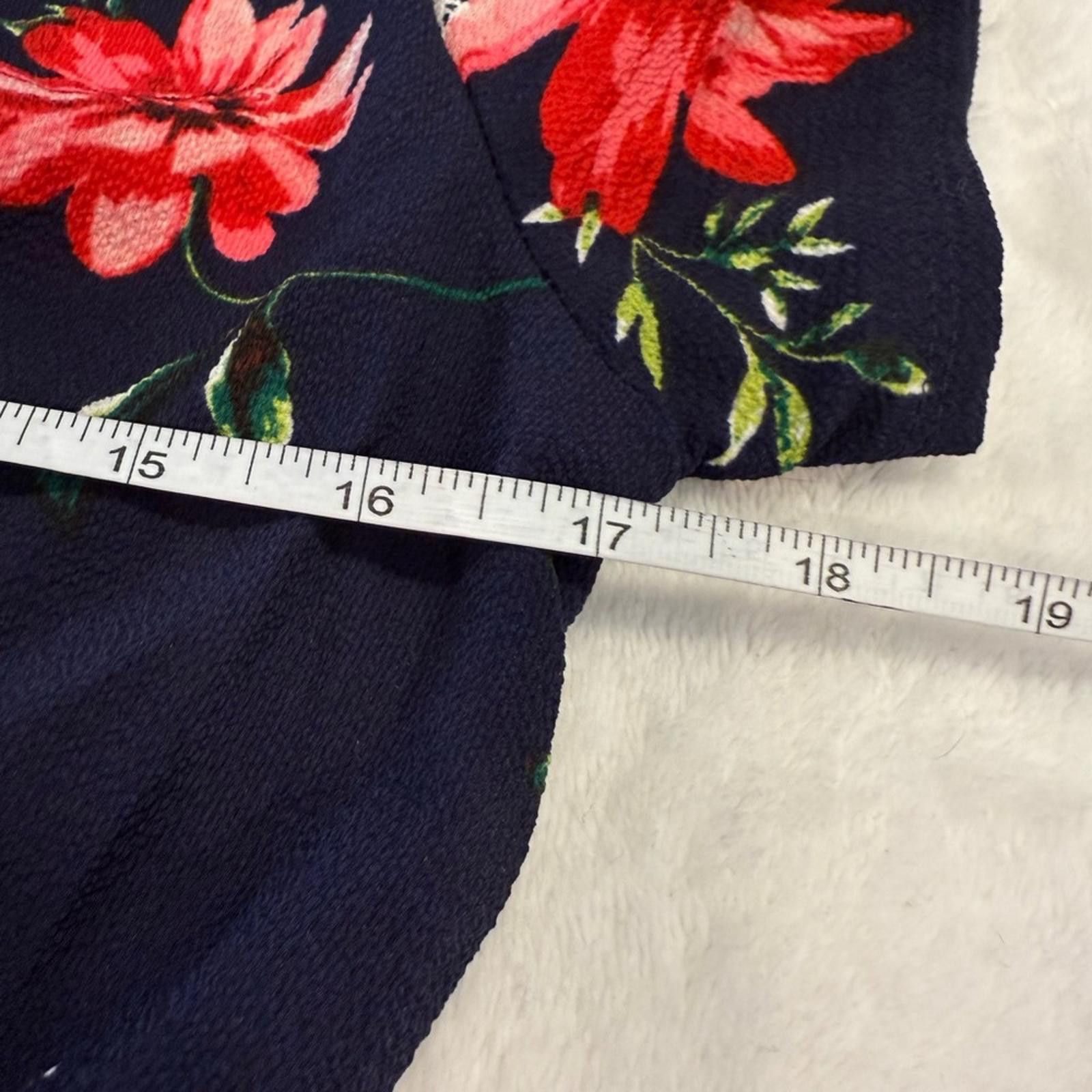 Other Mi Ami Navy Blue Floral romper maxi Dress Size XS Size XS / US 0-2 / IT 36-38 - 10 Thumbnail