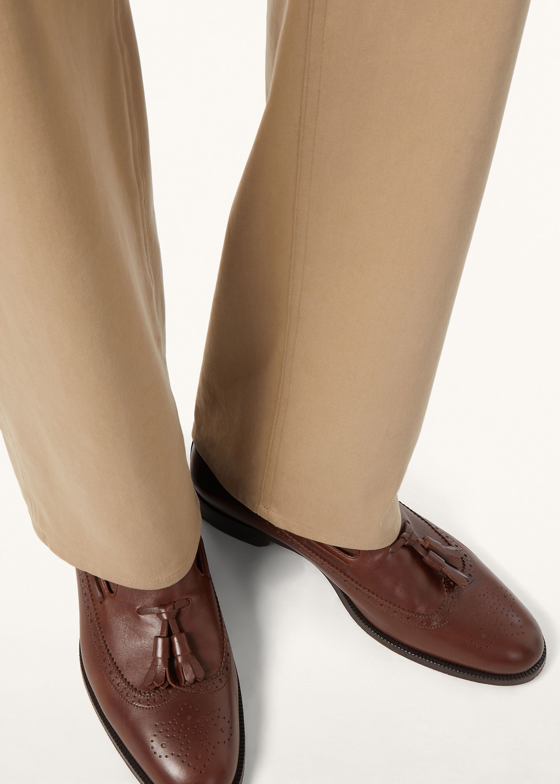 Loro Piana os11x0226 FAQ5603 Serge Walk Loafers in Brown Size US 11 / EU 44 - 2 Thumbnail