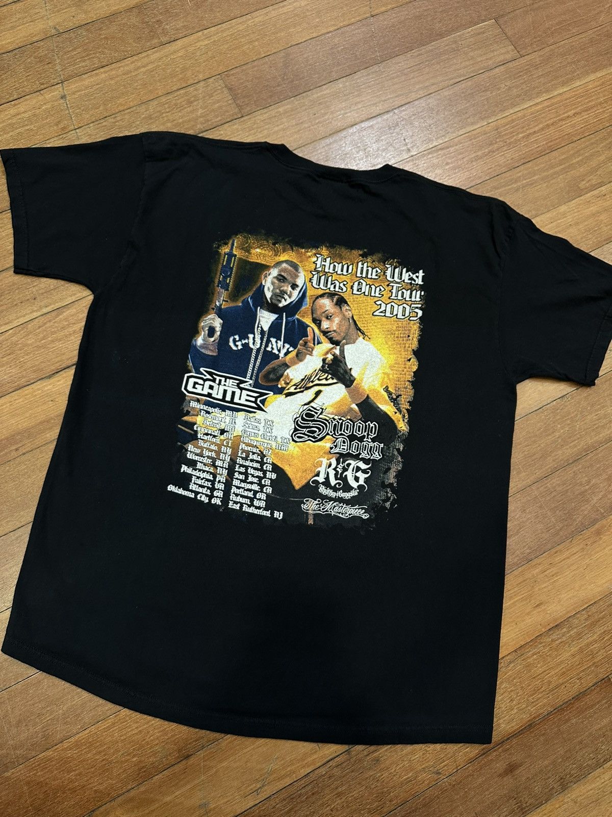 Fruit Of The Loom Vintage snoop dog how the west was one tour tee Size US XL / EU 56 / 4 - 4 Thumbnail