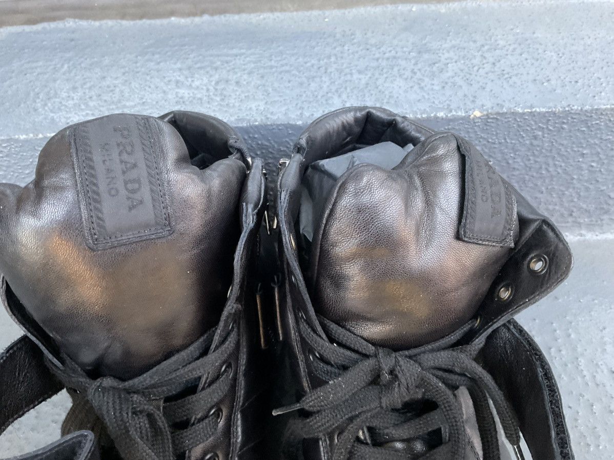 Prada Prada “Levitate” Quilted Sneaker- Black Leather, Sz 11 Size US 11 / EU 44 - 13 Thumbnail