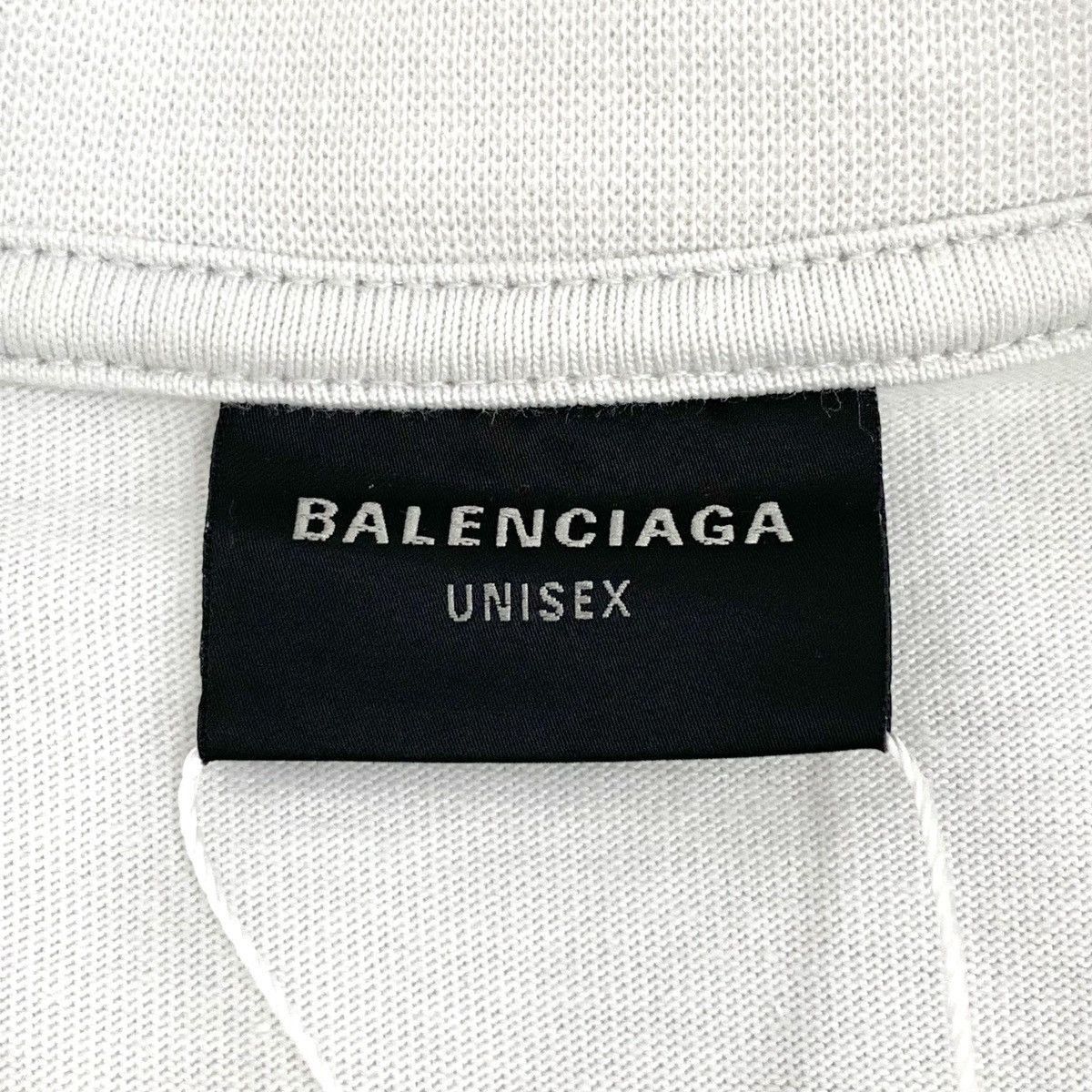 Balenciaga White Graphic Short-Sleeve Shirt, Size M Size US M / EU 48-50 / 2 - 5 Thumbnail