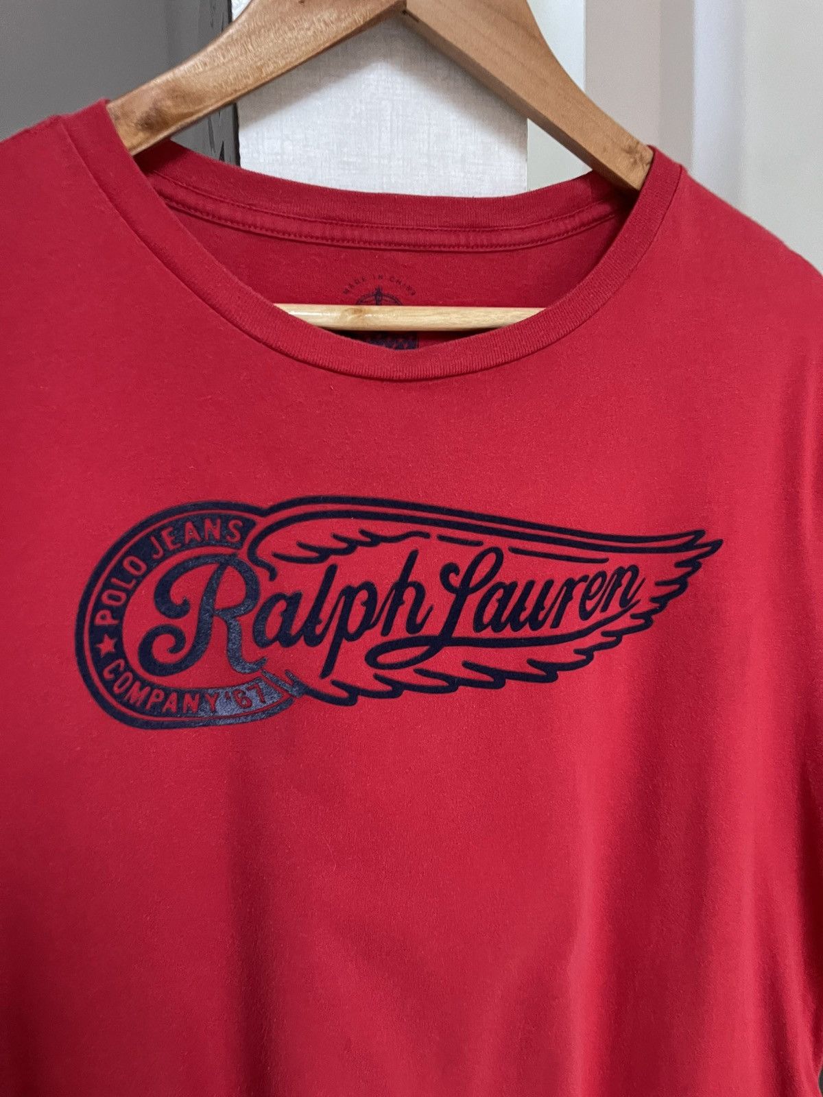 Polo Ralph Lauren × Vintage Polo Ralph Lauren Wing t shirt Size US L / EU 52-54 / 3 - 2 Thumbnail