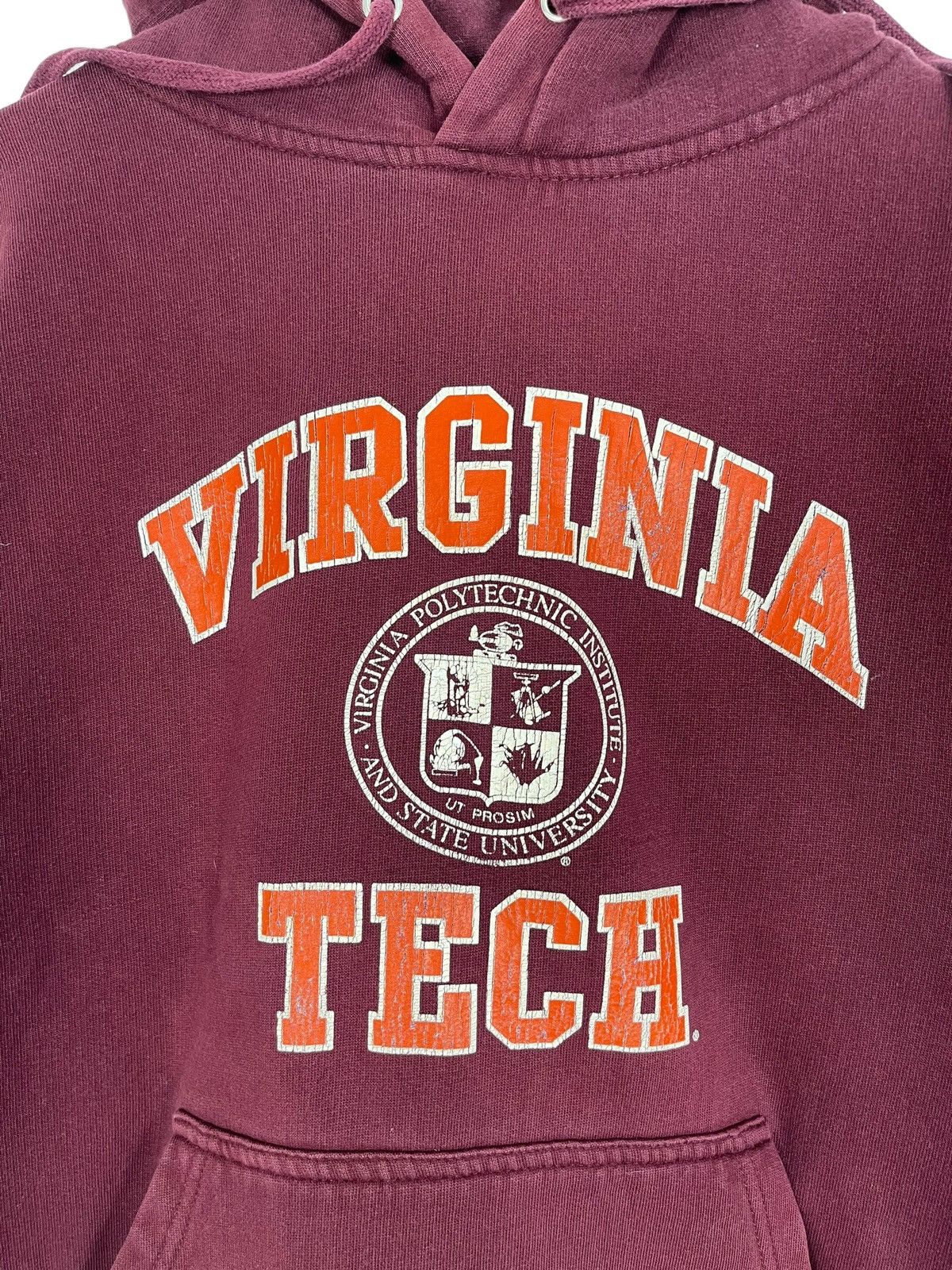 Vintage Vintage Virginia Tech University Hoodie Size US L / EU 52-54 / 3 - 5 Thumbnail