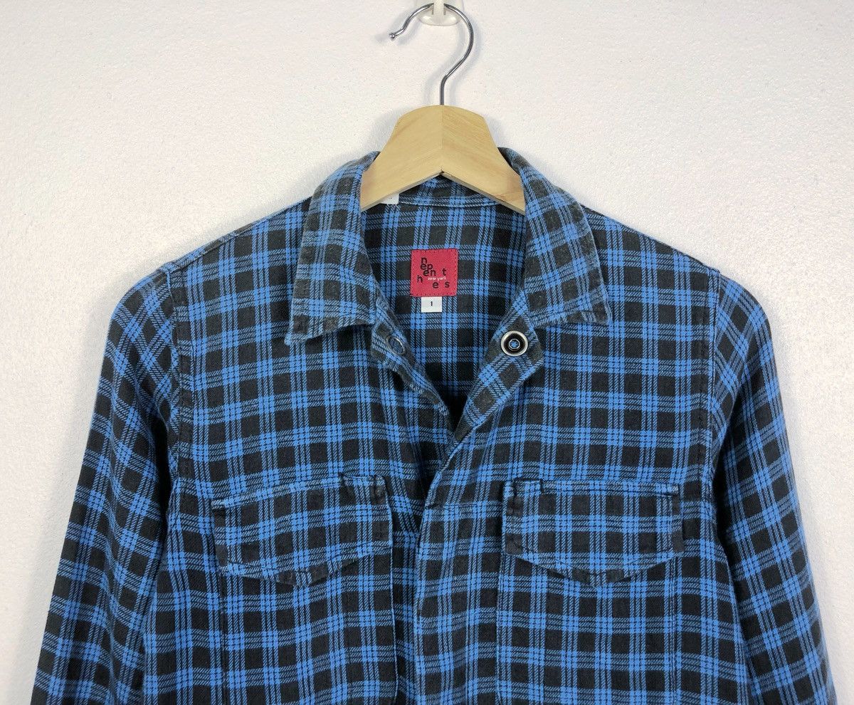 Nepenthes Rare Nepenthes New York Button Ups Flannel Shirt Made in USA Size XS / US 0-2 / IT 36-38 - 2 Thumbnail