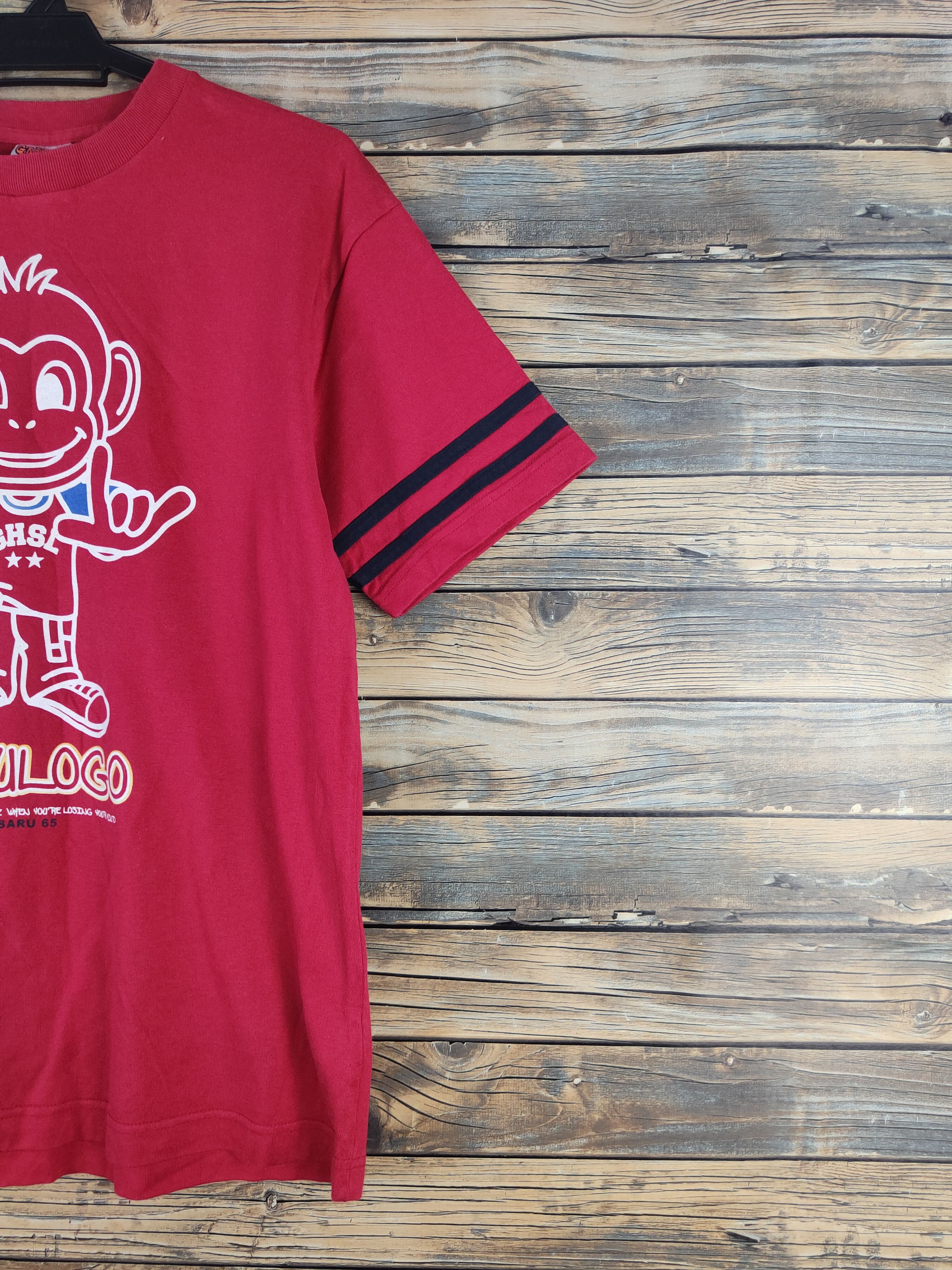 Japanese Brand DL Grass Hither Red Short Sleeve T-shirt #2767 Size US L / EU 52-54 / 3 - 6 Thumbnail